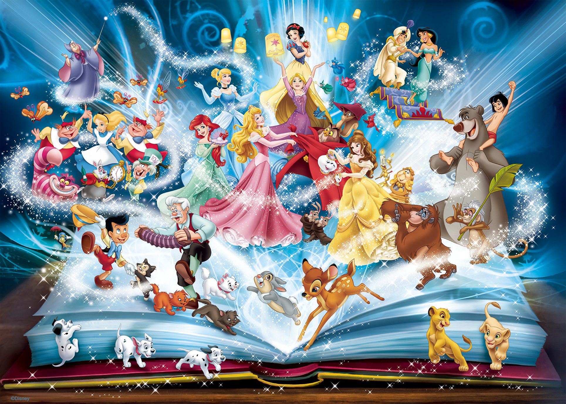 Ravensburger Puzzle Disney Classics, Disney´s magisches Märchenbuch, 1500 P günstig online kaufen