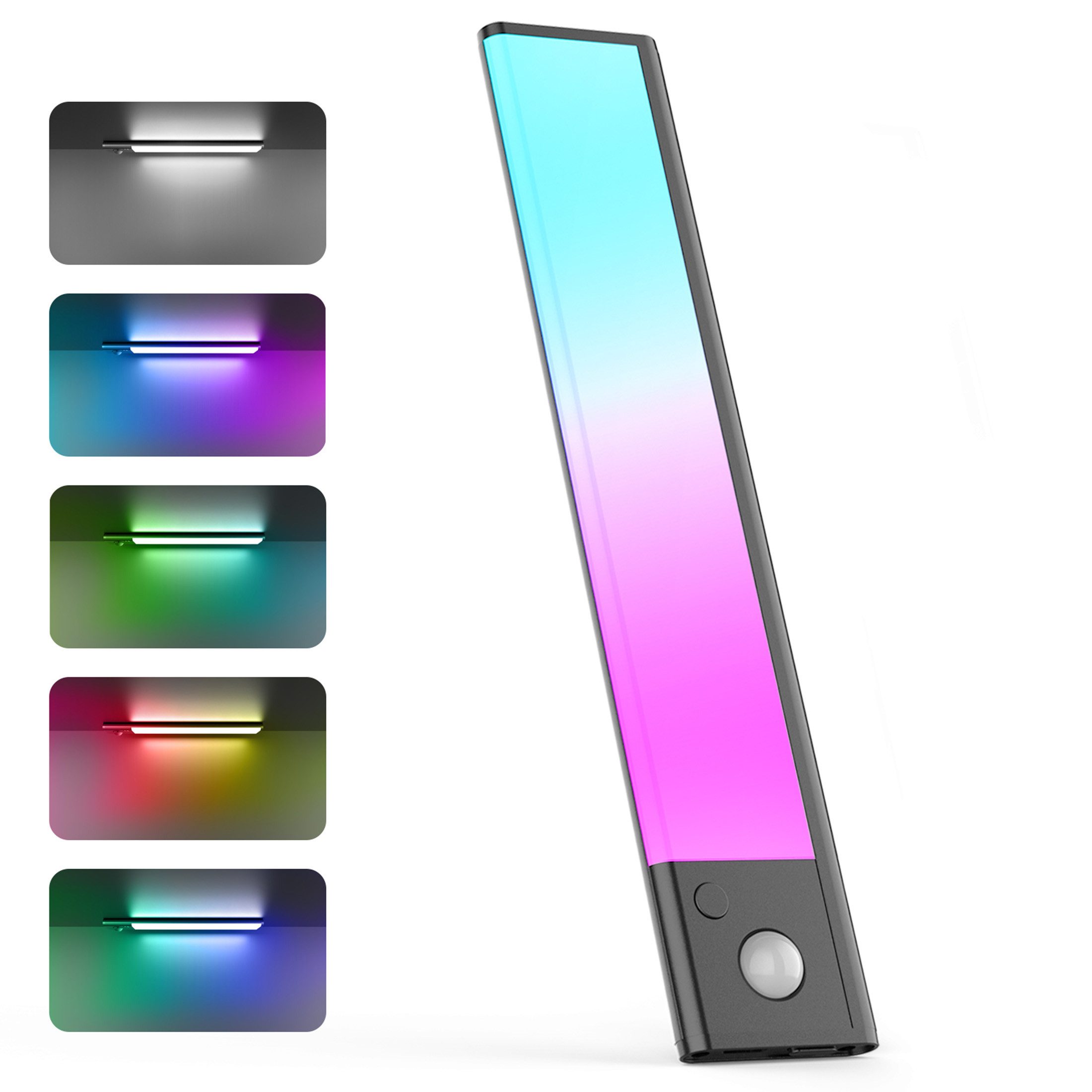 Fanttik LED Lichtleiste ohne Kabel, RGB Küchenschrank mit Bewegungsmelder u günstig online kaufen