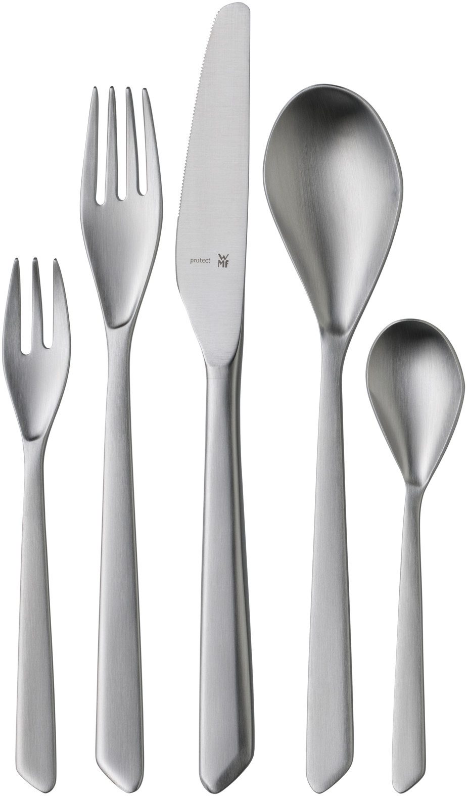 WMF Besteck-Set Neo Besteck-Set, 30-teilig, Cromargan Protect® (30-tlg), 6 Personen, Cromargan protect Edelstahl, extrem kratzbeständig