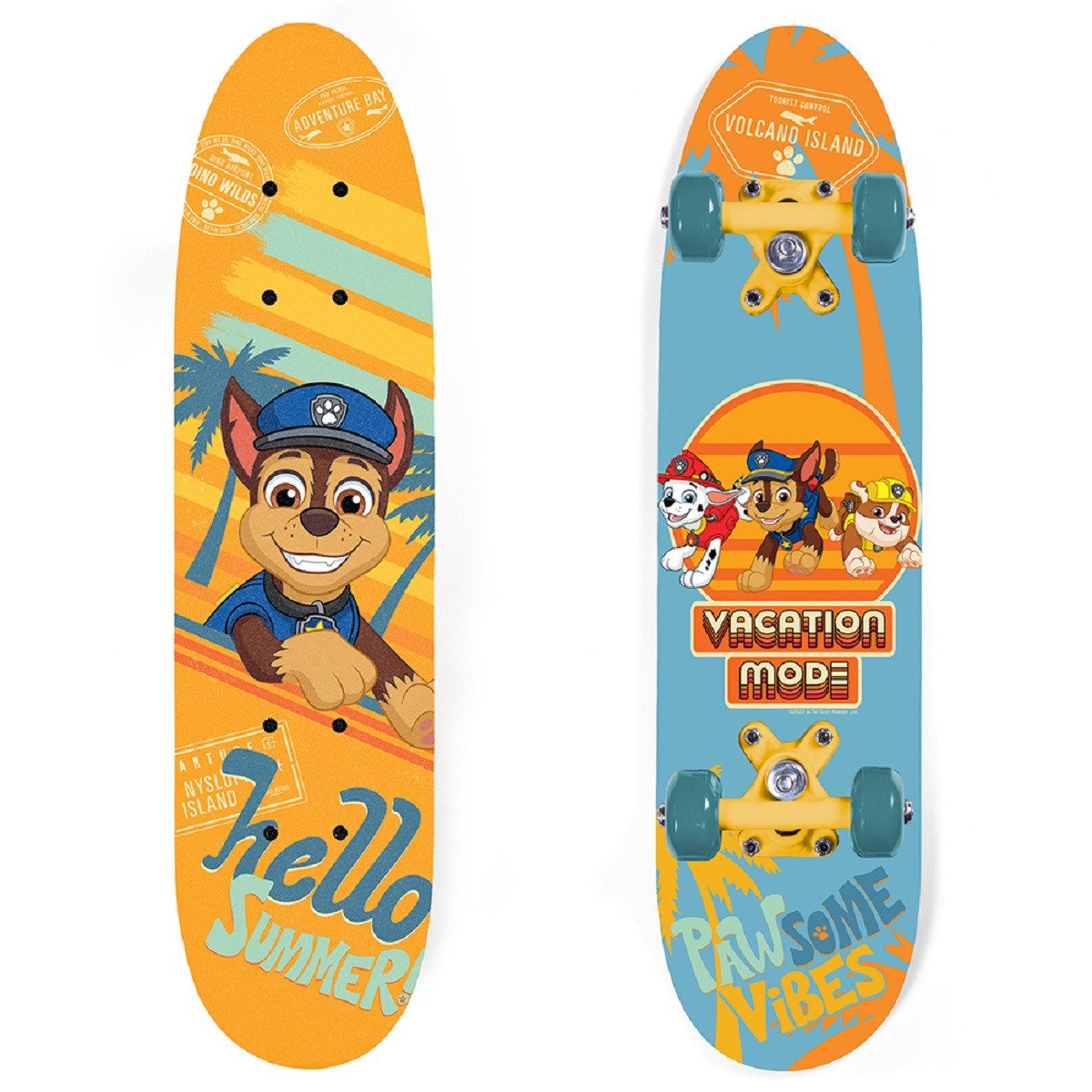 PAW PATROL Skateboard Kinder-Skateboard – Robustes Holzboard mit rutschfester Oberfläche