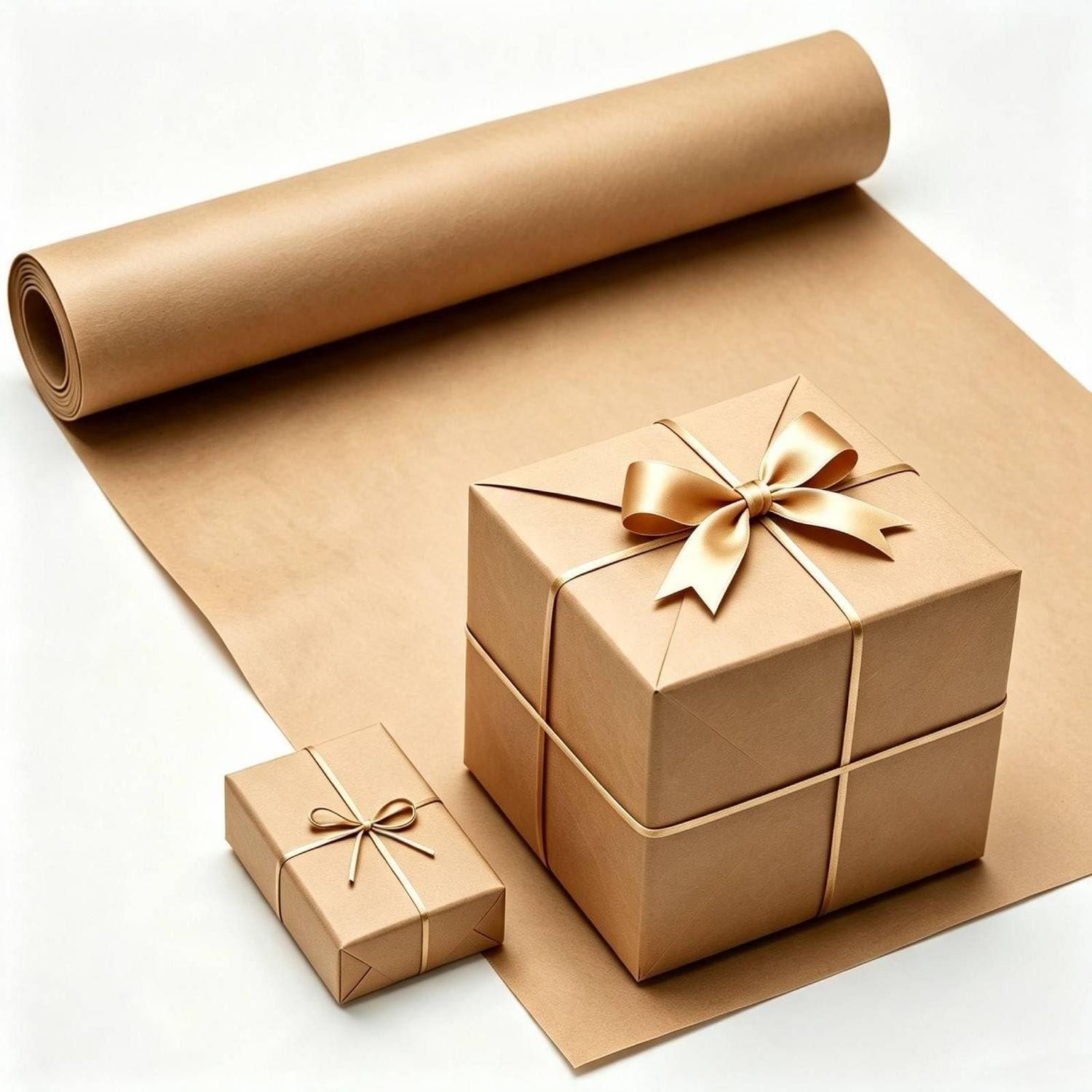 LuxusKollektion Packpapier Kraftpapier Rolle Braun 10m x 38cm