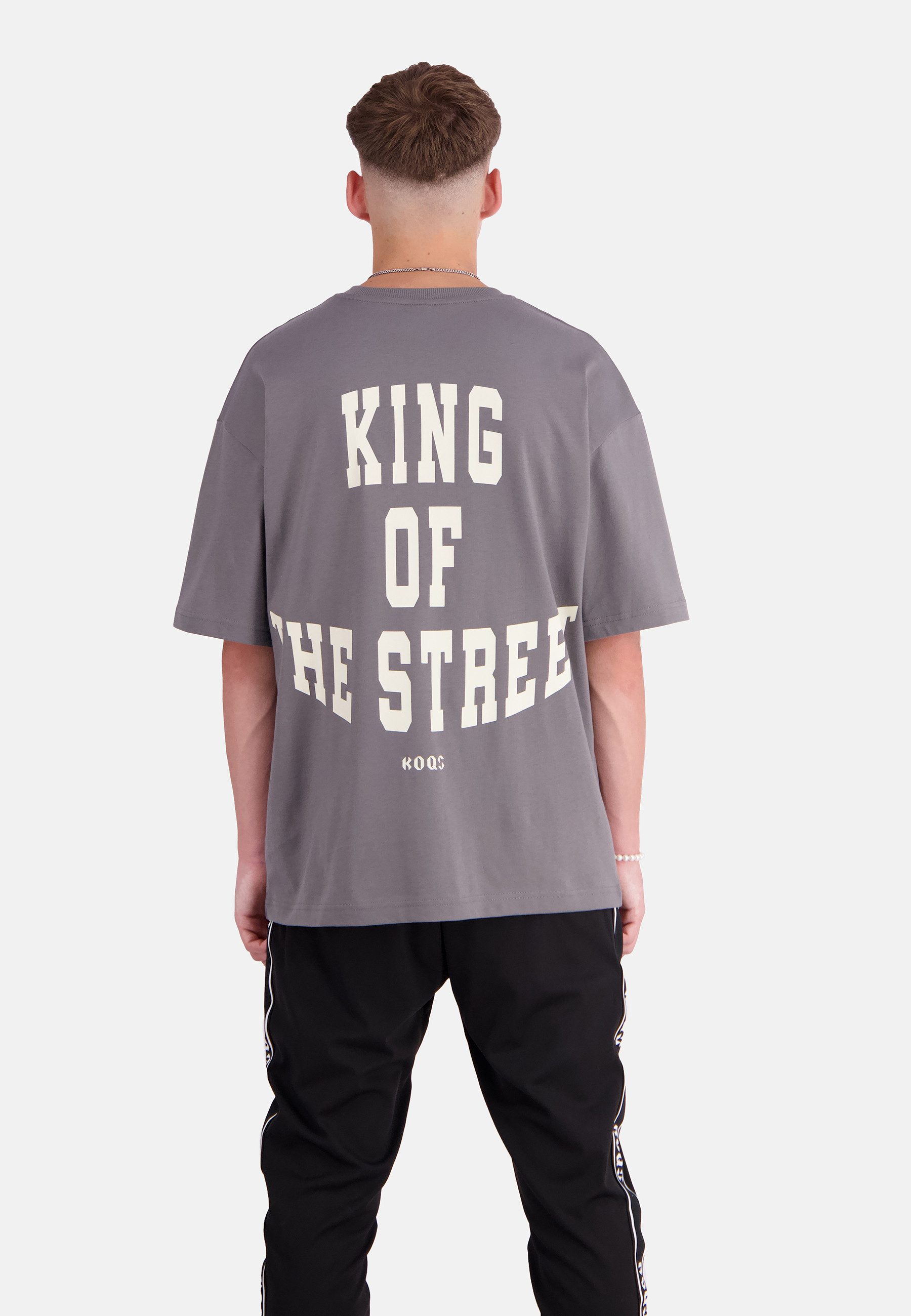 KOQS T-Shirt King of the street Back Print