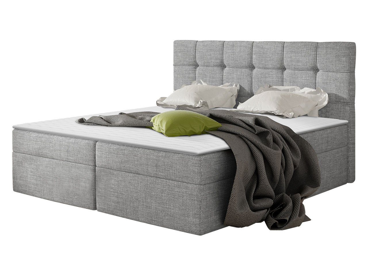 MIRJAN24 Boxspringbett Nele (Lattenrost, Kopfteil und günstig online kaufen