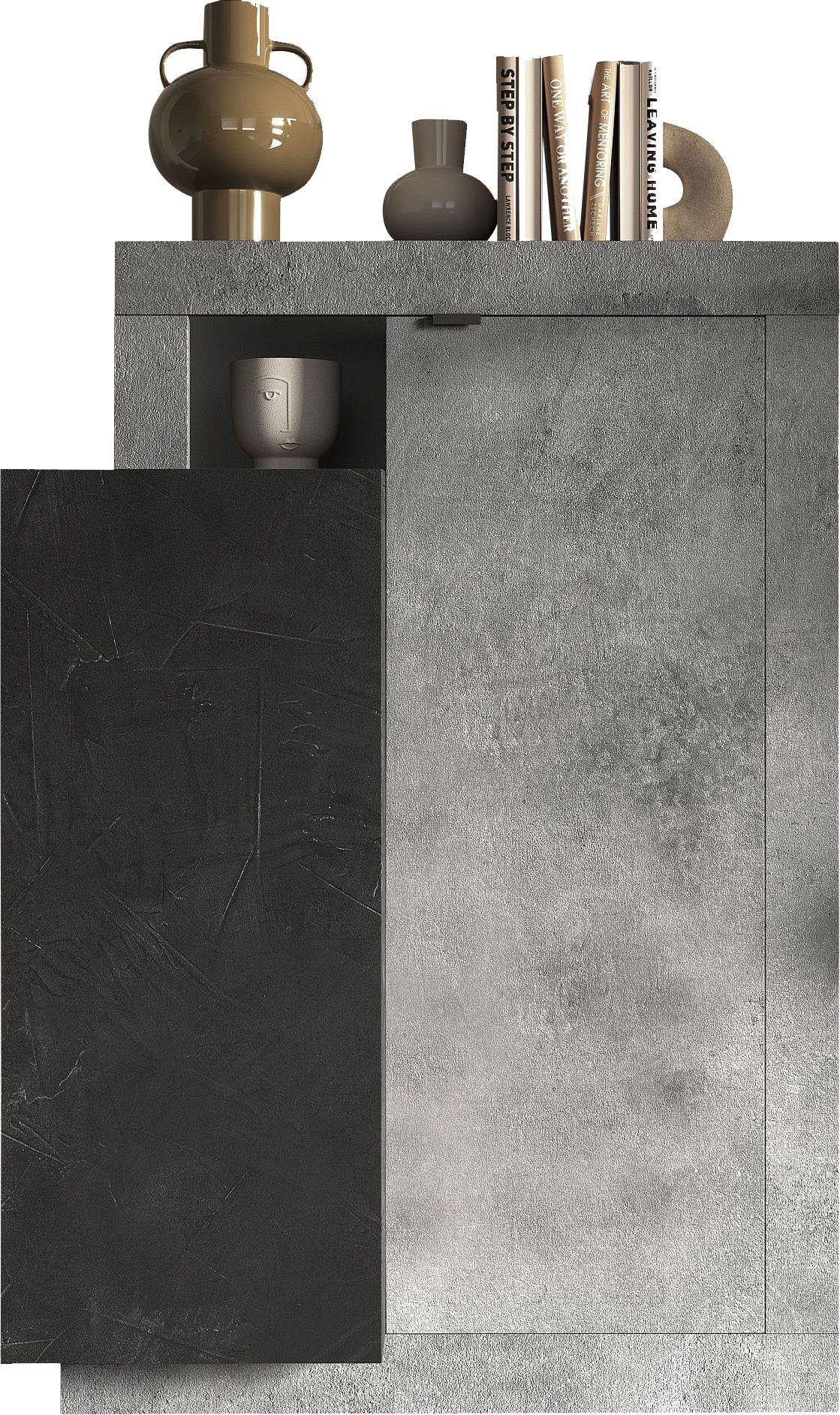 Home affaire Highboard Freedom, Breite 87 cm mit 2 Türen, Höhe 142 cm (in verschiedenen Farben)