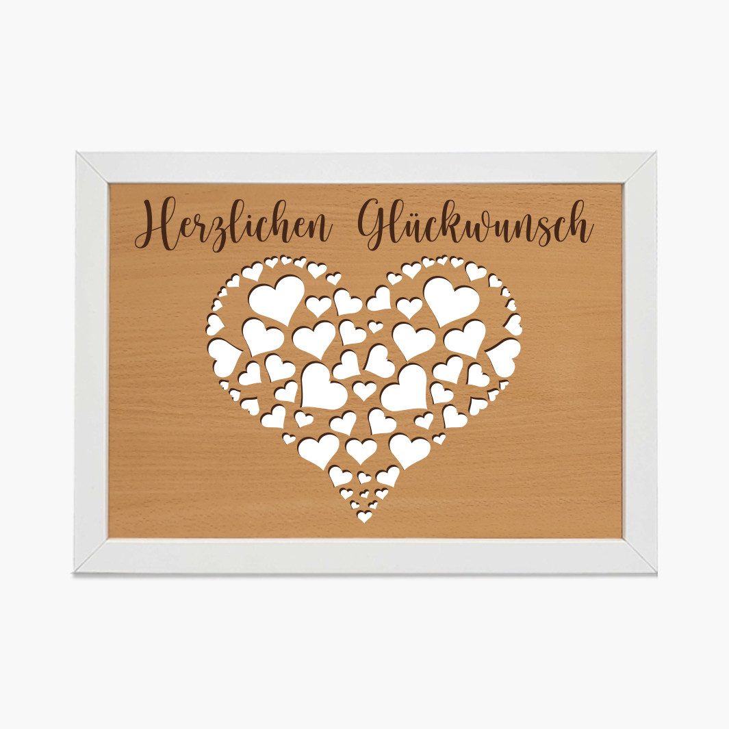 Namofactur Holzbild Geldgeschenk im Holzrahmen - günstig online kaufen