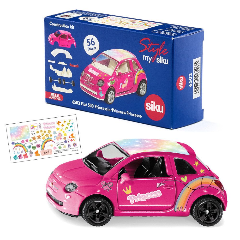 SIEPER Modellbausatz siku Fiat 500 Prinzessin Bastel Set Style my siku