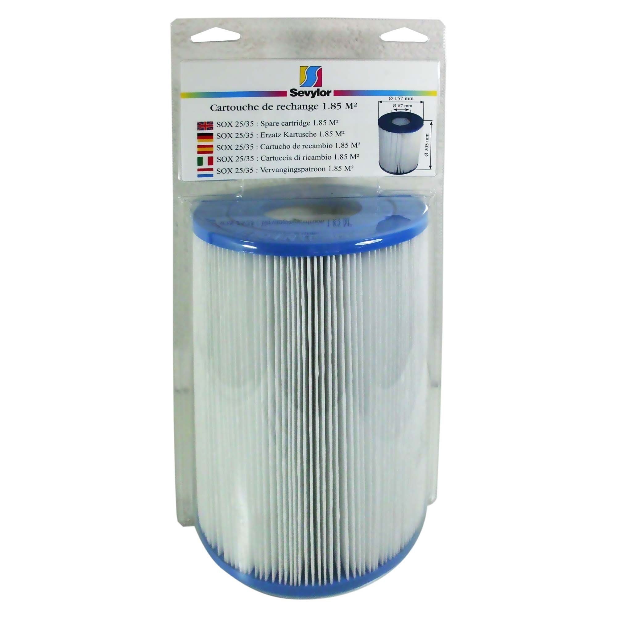 Pool-Filterkartusche Filterkartusche für MPN 40 1,9 qm, 205 x 157 mm