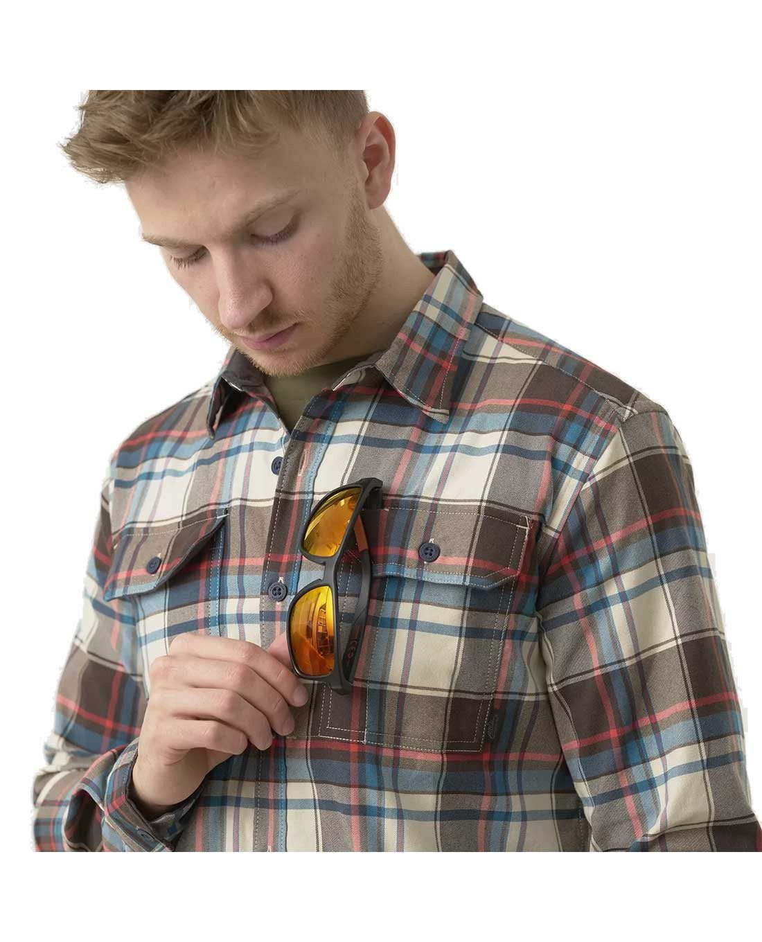 Helikon-Tex Flanellhemd GreyMan Shirt - True Grey Checkered