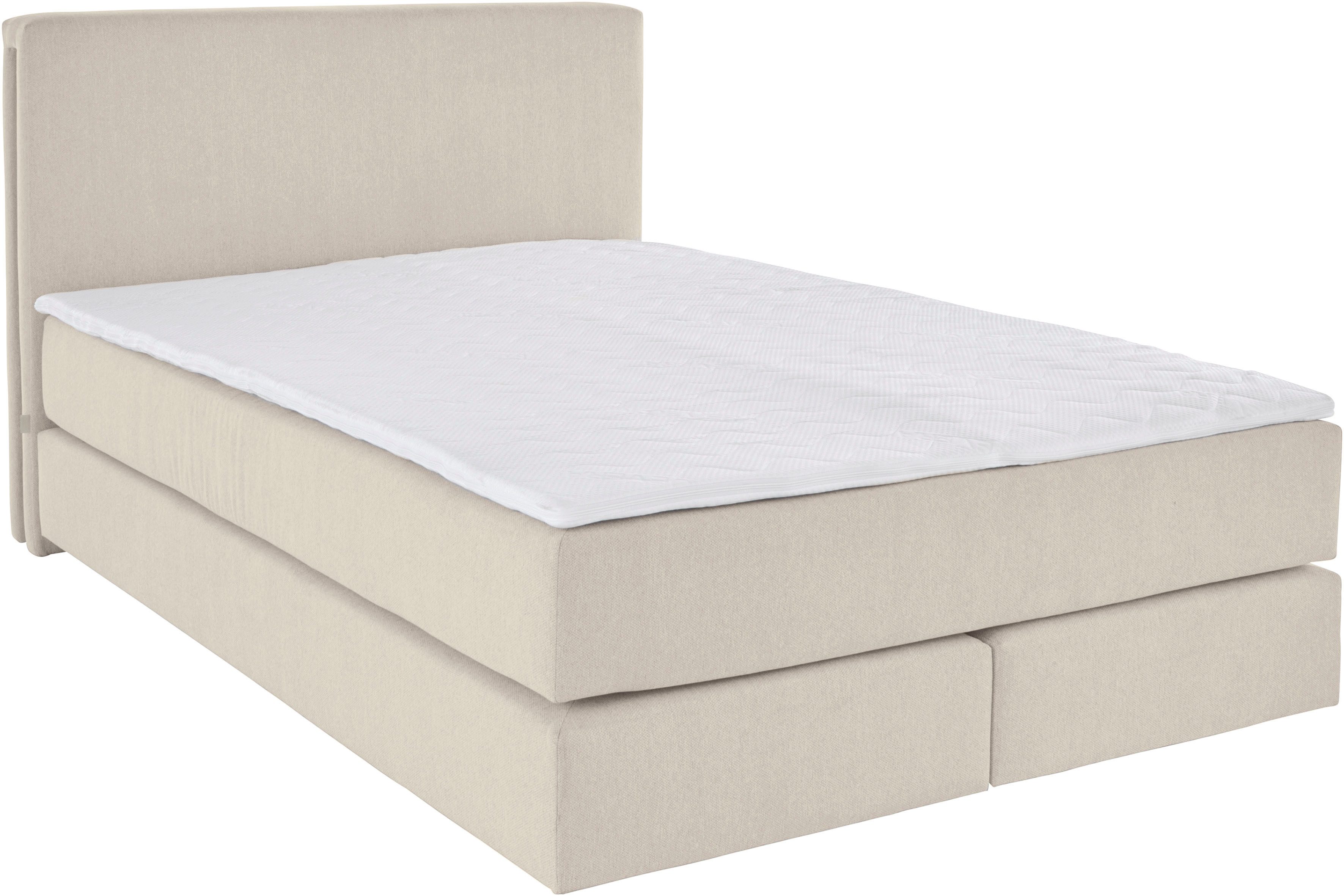 LeGer Home by Lena Gercke Boxspringbett Zalia erhältlich in verschiedenen Breiten, inkl. Toppper, wahlweise mit Bonnell- oder 7-Zonen-Tonnentaschenfederkern