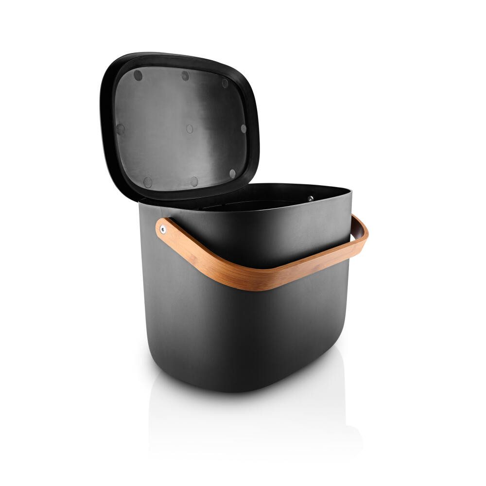 Eva Solo Mülleimer Reflect für 2 Beutel, Black, 16 L