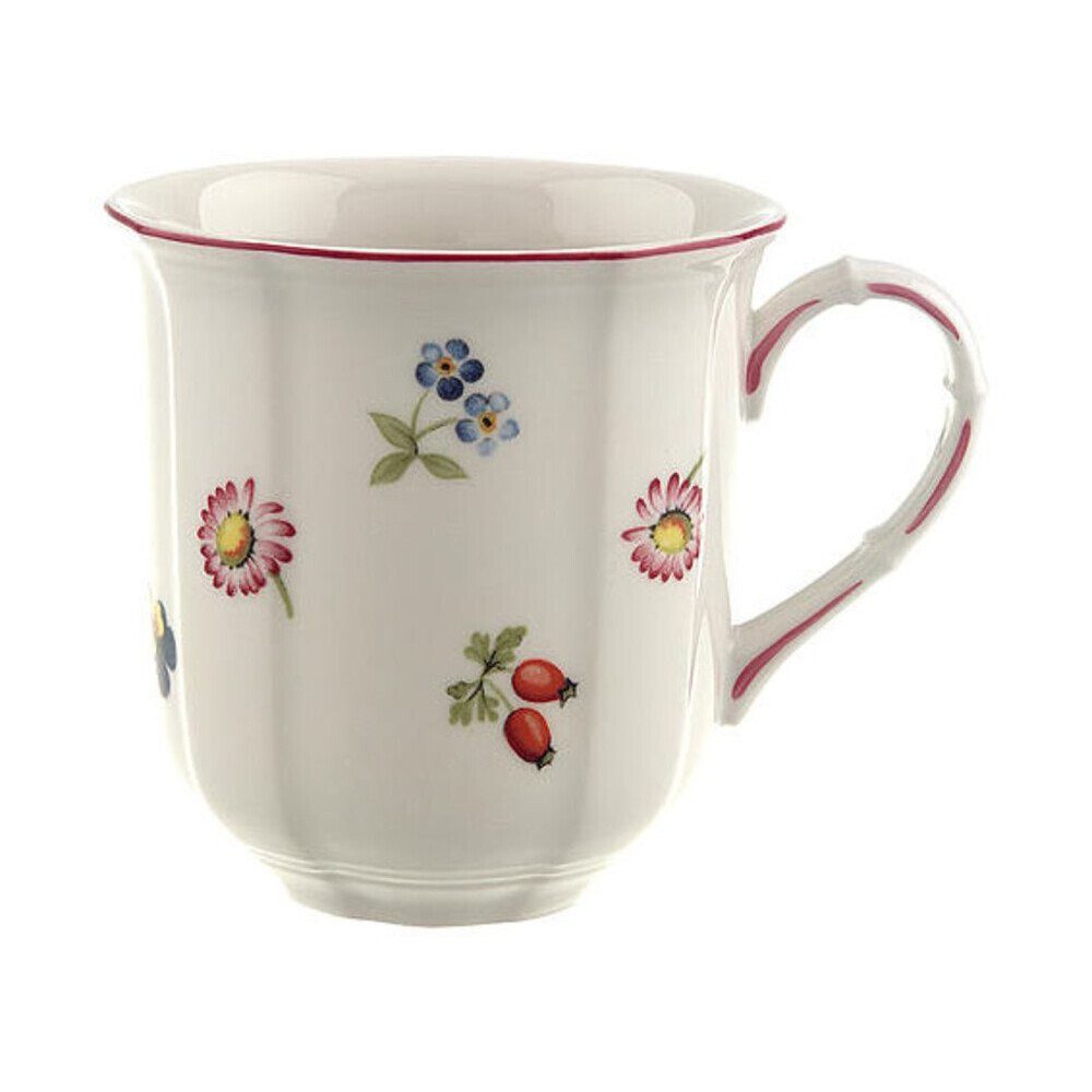 Villeroy & Boch Becher Henkelbecher 0,3 l Petite Fleur, 1-tlg., Premium Porcelain, Kaffeebecher, Henkelbecher, Tasse, 300 ml, Premium Porcelain, bunt