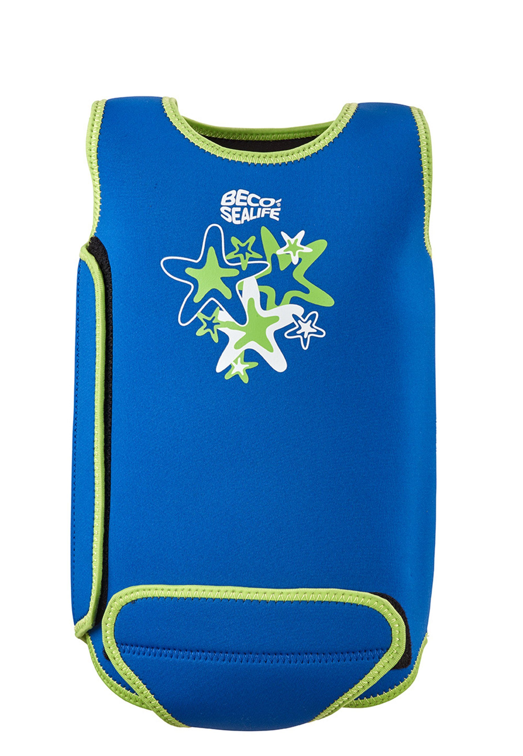 Beco Beermann Schwimmweste BECO SEALIFE Neopren Baby Warmer, schützt Ihr Baby im Wasser und an Land vor Kälte, Wind und Sonne blau