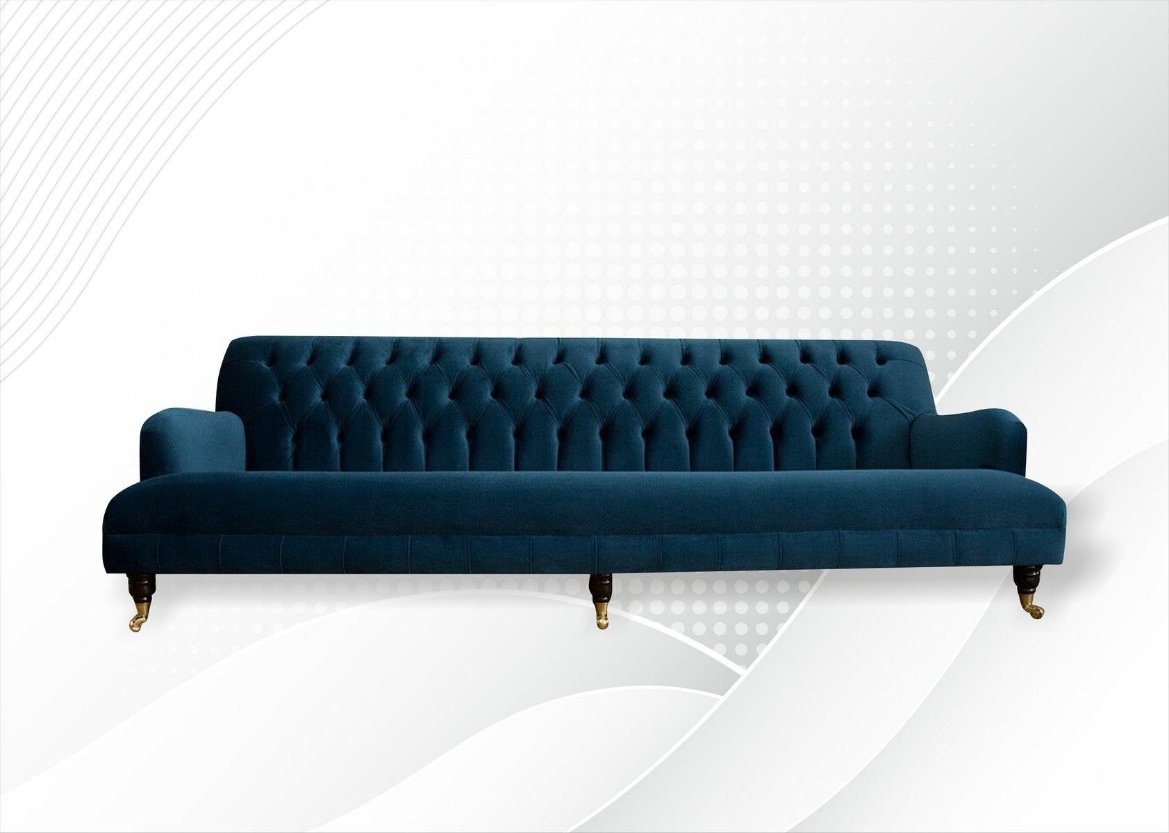 JVmoebel Chesterfield-Sofa, Chesterfield 4 Sitzer Sofa Design Sofa Couch 250 cm