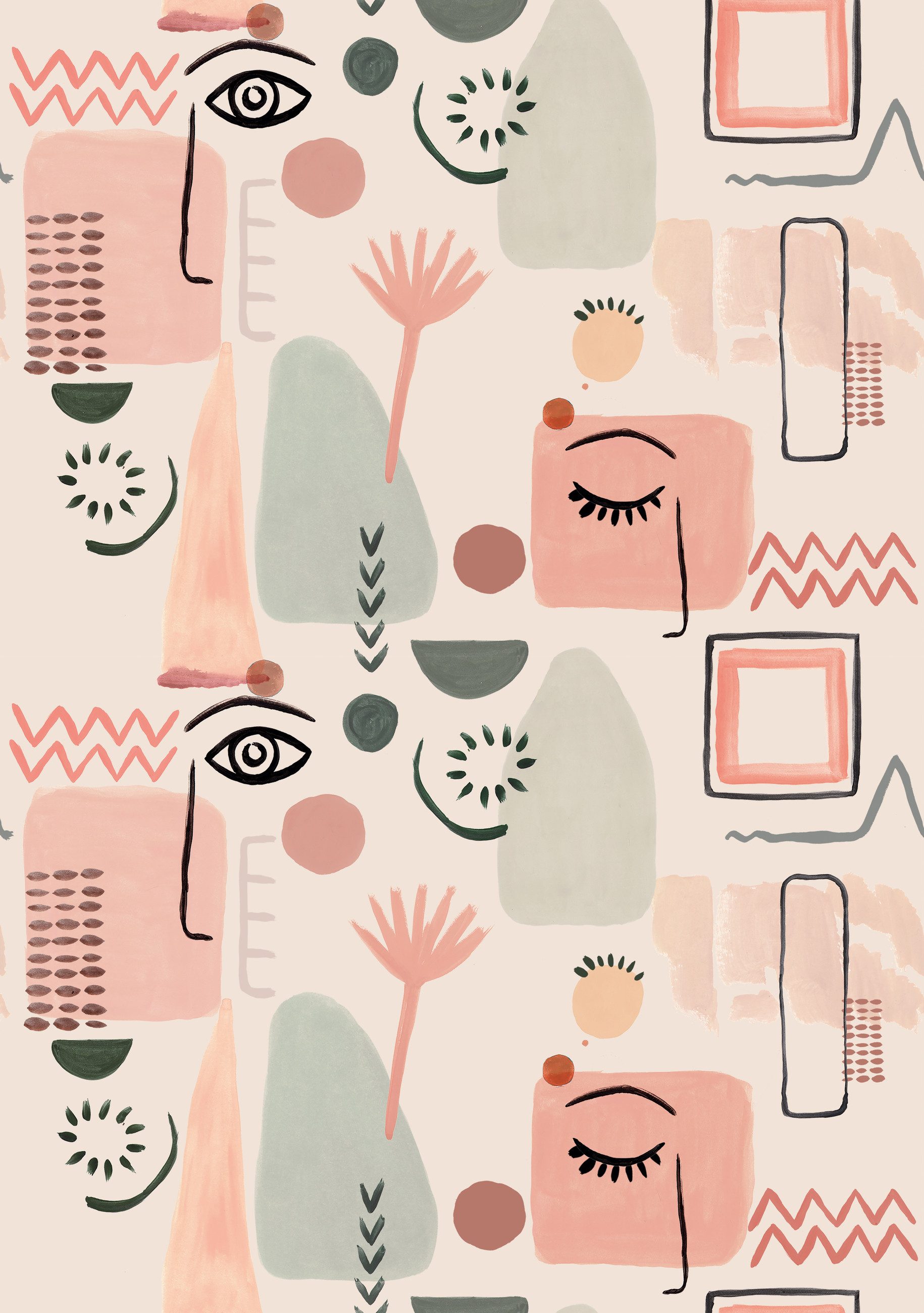 Fototapete Fantasy in Rosa, Roomblush - RB250