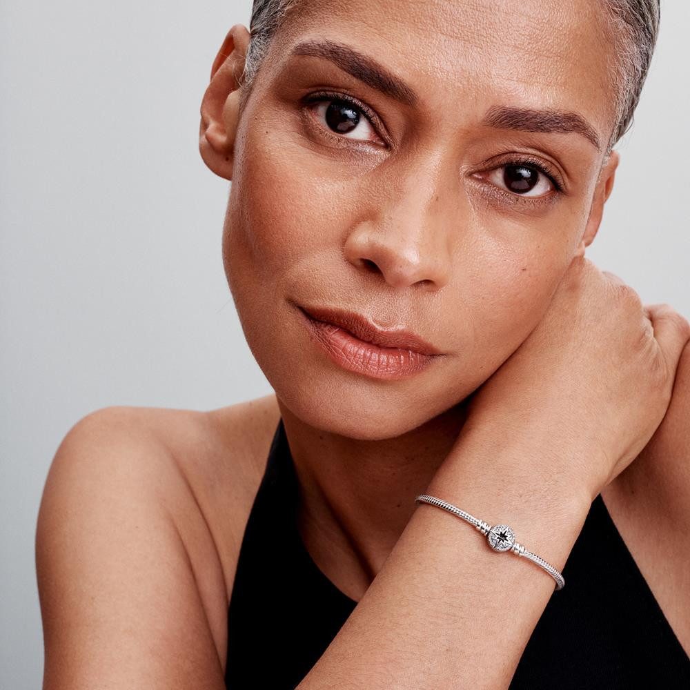 Pandora Armband Damenarmband Moments Polarstern, 925er Silber, Zirkonia von günstig online kaufen