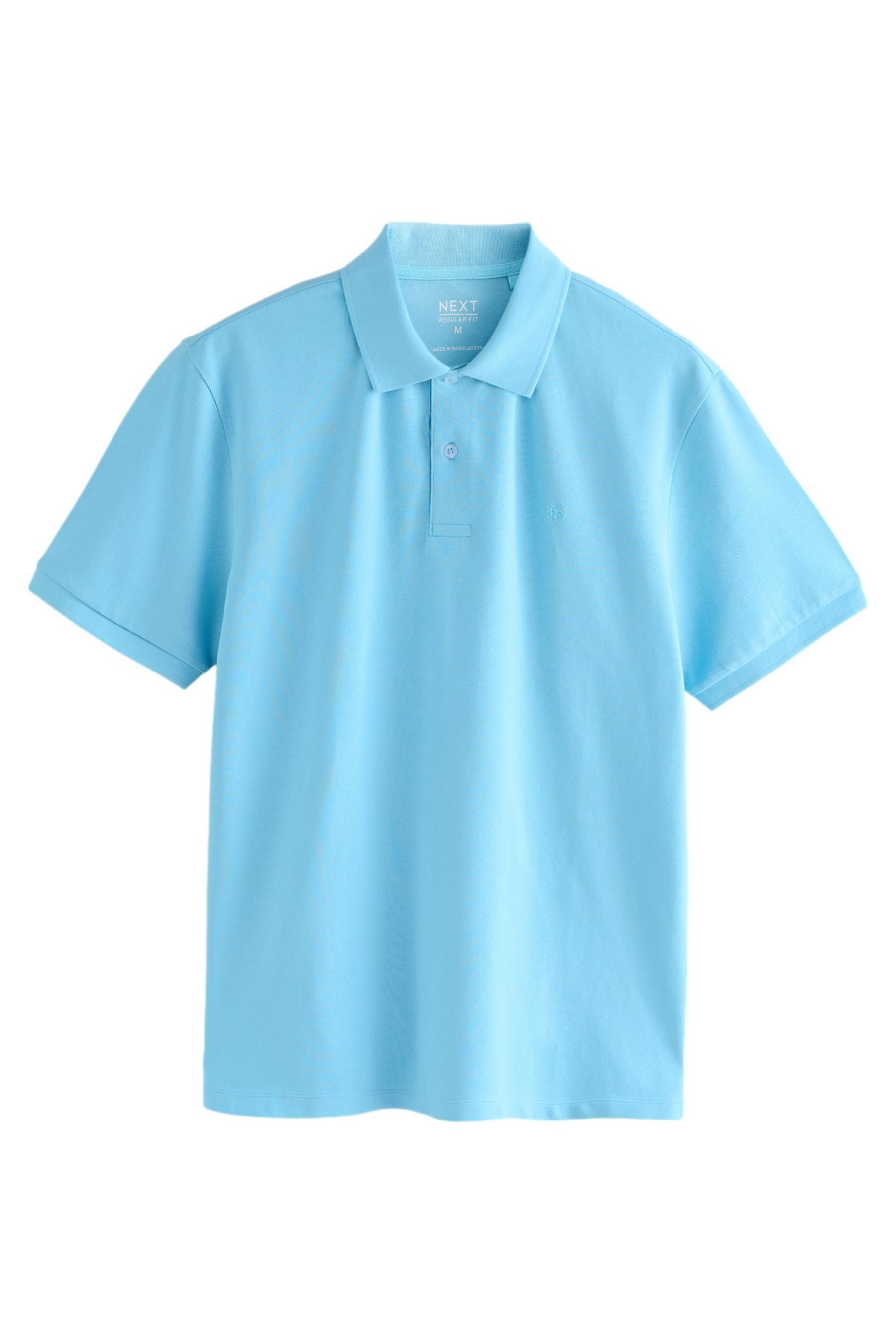 Poloshirt Regular Fit kurzärmeliges Pikee-Poloshirt
