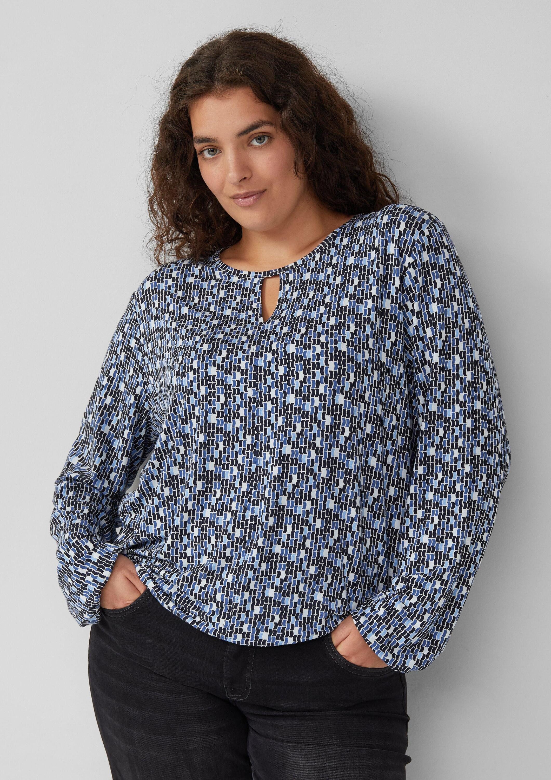 s.Oliver Langarmshirt T-Shirt (1-tlg) günstig online kaufen