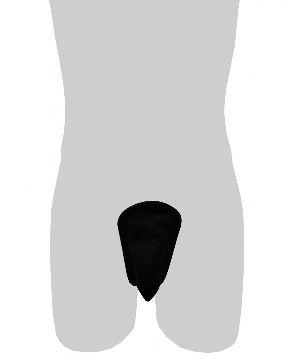 Lau-Fashion Tanga Wetlook C-String Tanga Schwarz günstig online kaufen