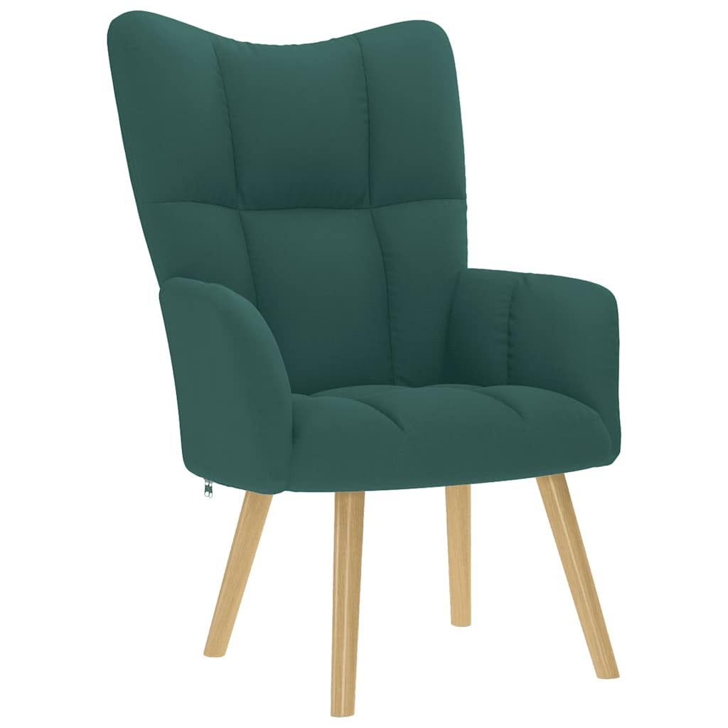 vidaXL Sessel Relaxsessel Dunkelgrün Stoff