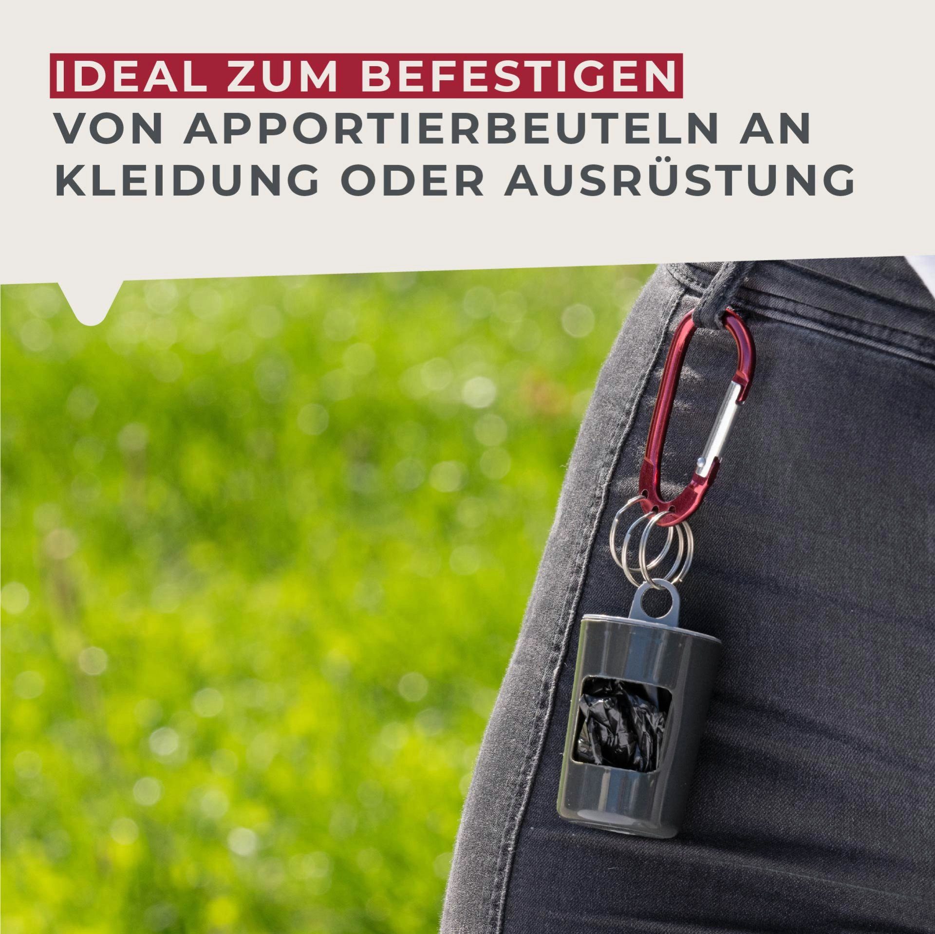 FACKELMANN Karabiner Karabiner, Schlüsselanhänger, Cliphaken, Befestigungsclip