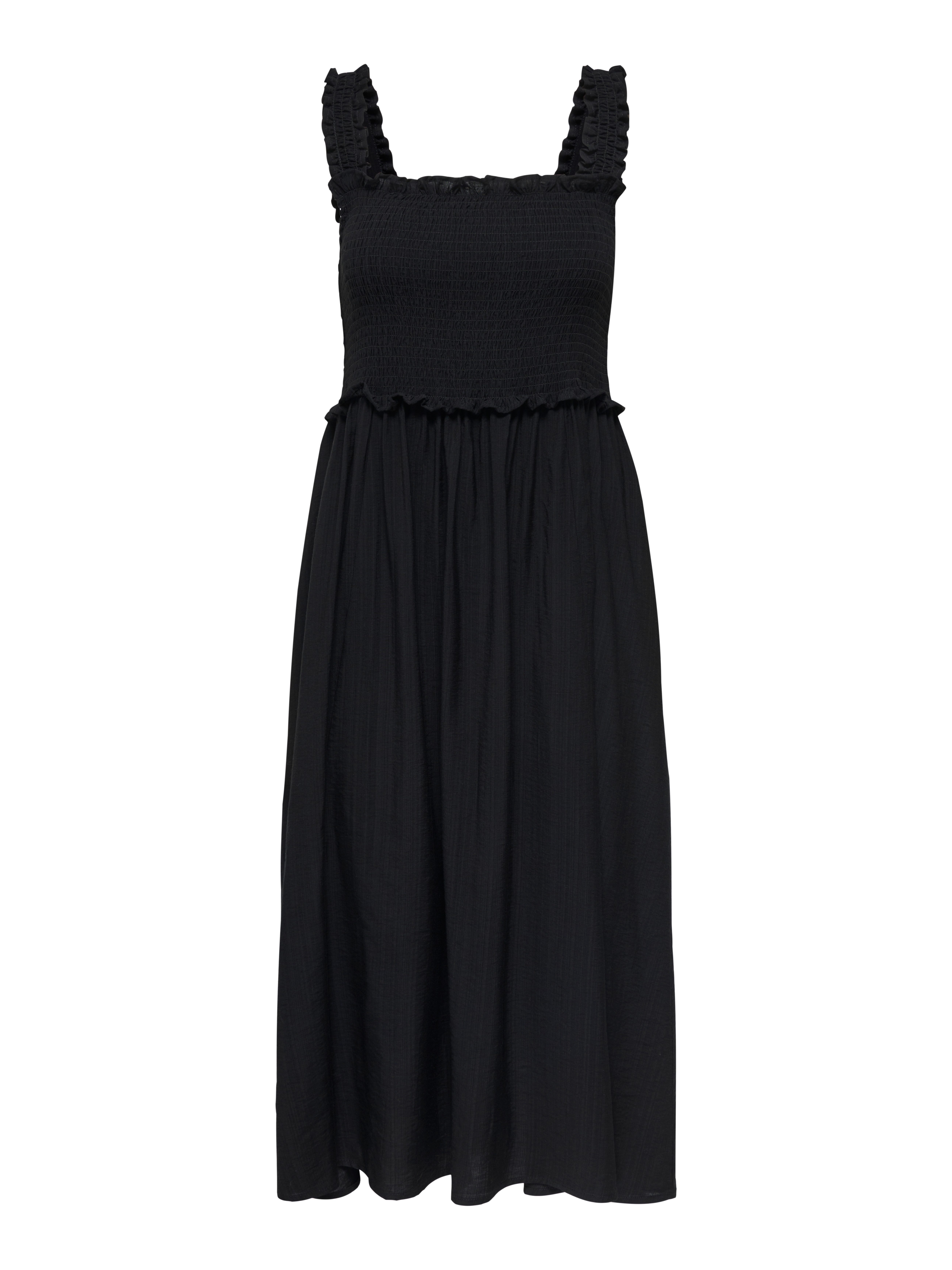 ONLY Druckkleid ONLLUMIRA S/L LONG SMOCK DRESS WVN EX Viskosemischung, regular fit