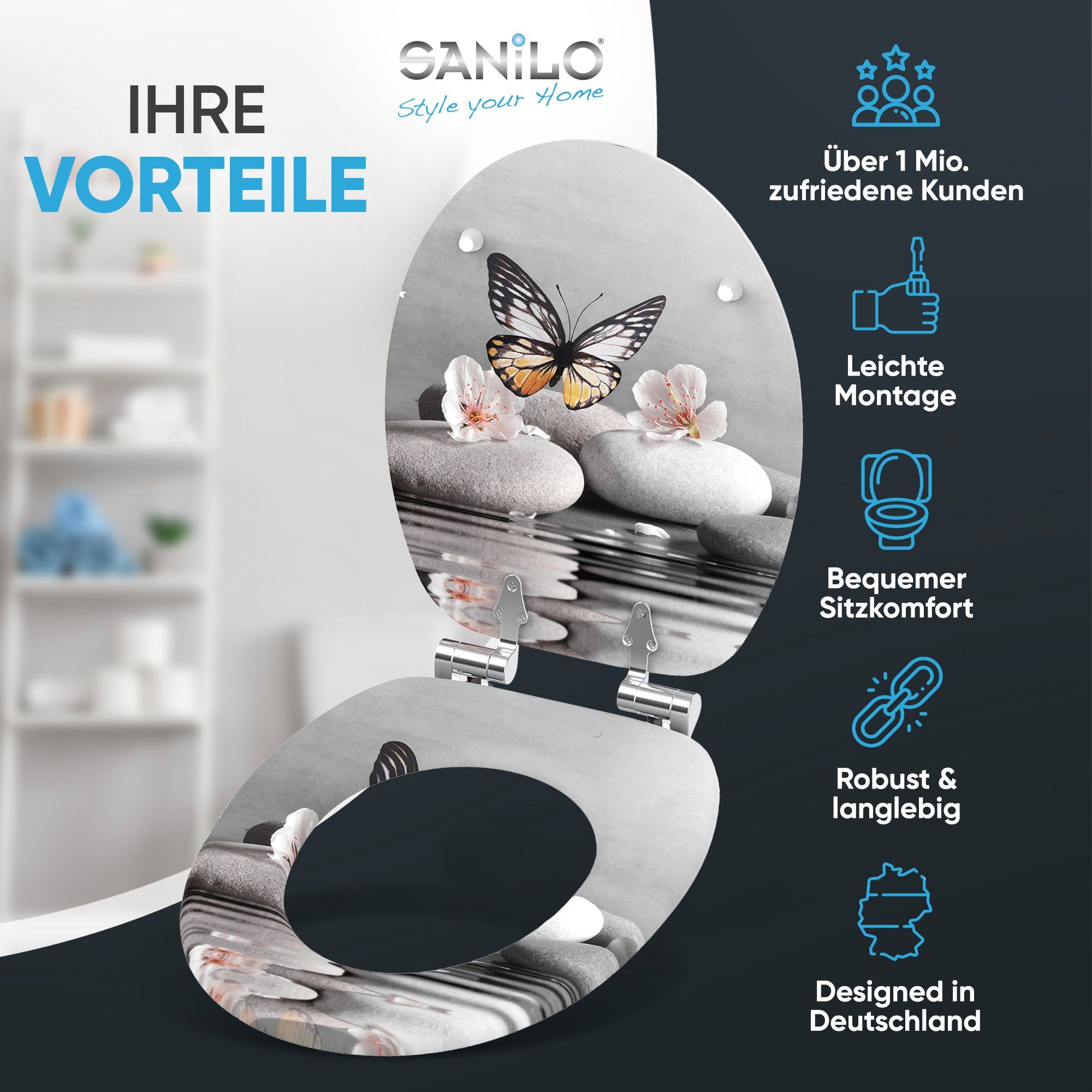 Sanilo WC-Sitz mit Absenkautomatik, viele schöne Toilettensitze direkt vom günstig online kaufen