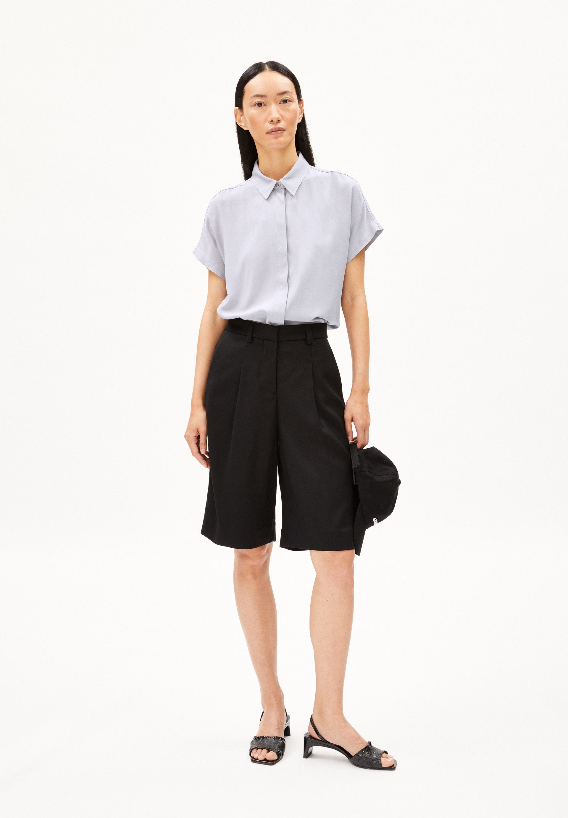 Armedangels Hemdbluse LARISAANA BLOUSE (1-tlg) Rundhalsausschnitt günstig online kaufen