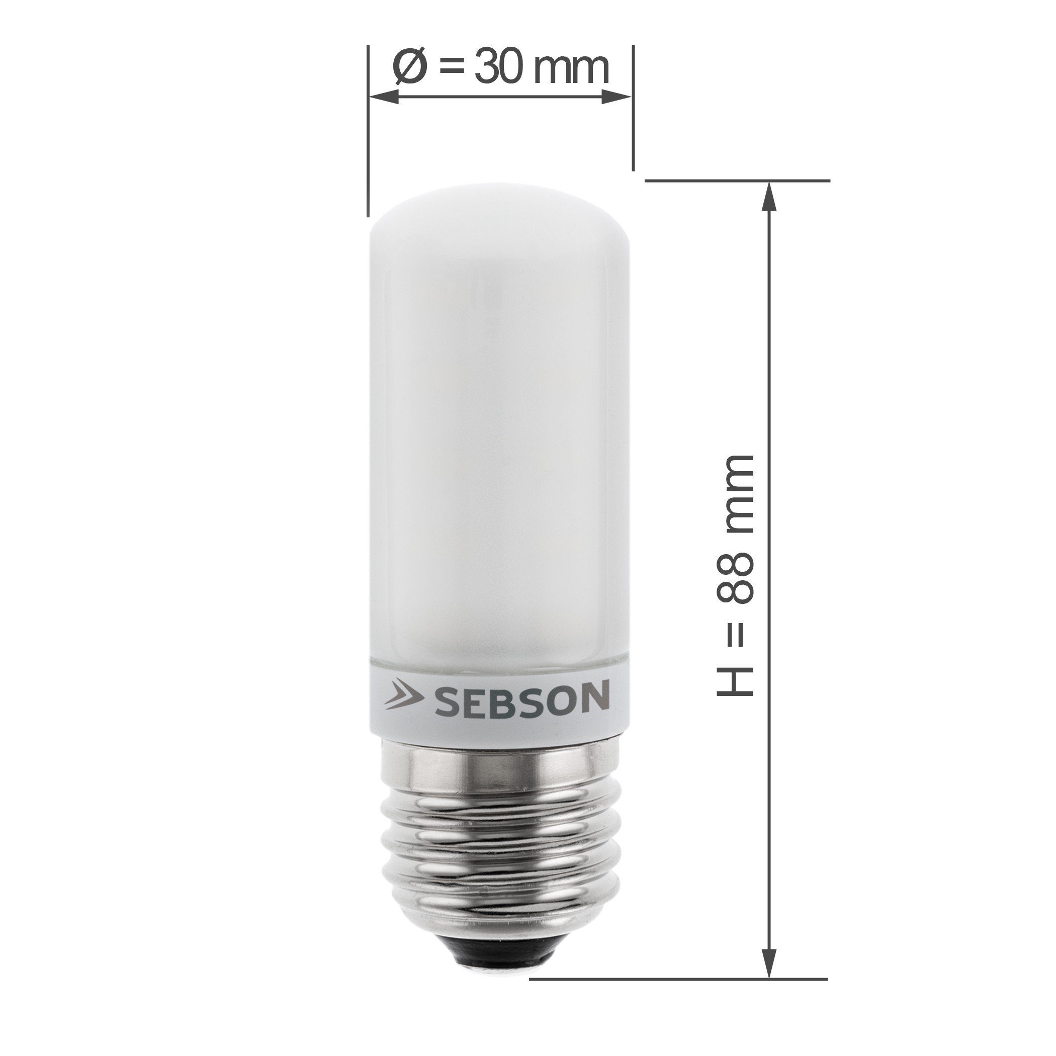SEBSON LED-Leuchtmittel E27 LED 4W Lampe - 400lm vgl. 40W Glühlampe warmwei günstig online kaufen