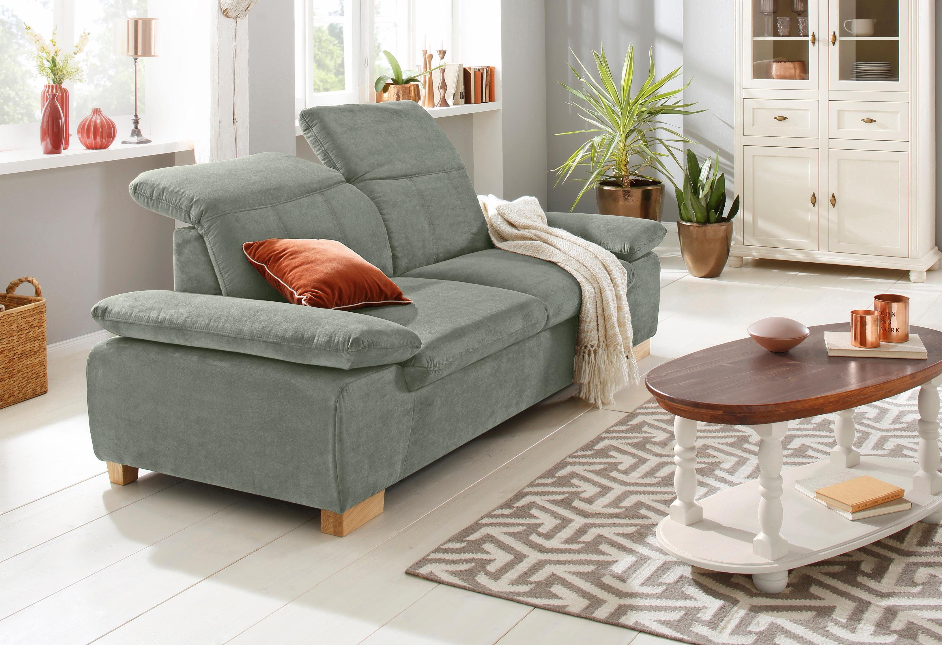 Home affaire 2,5-Sitzer Bergamo Multifunktions-Couch, elegant und komfortabel, mit Armlehn-und Rückenfunktion, Federkern