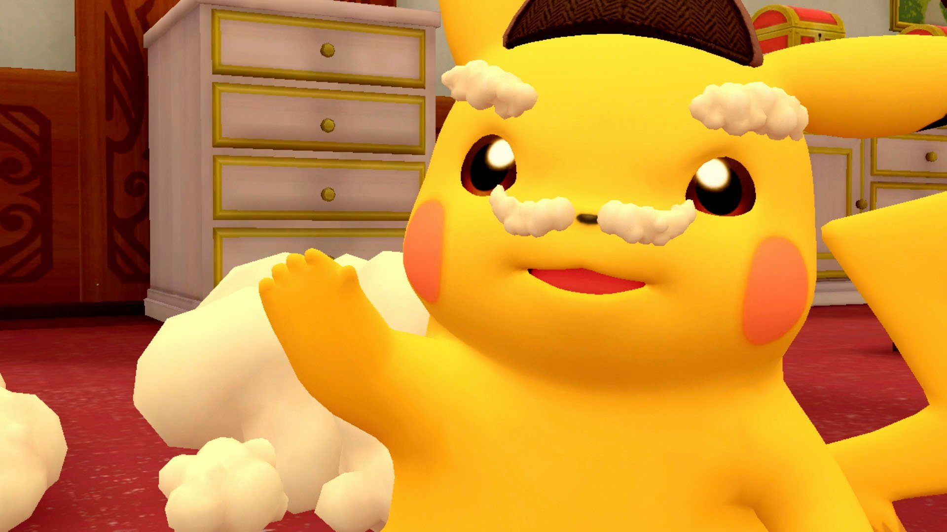 Pikachu zurück Switch kehrt Nintendo Meisterdetektiv
