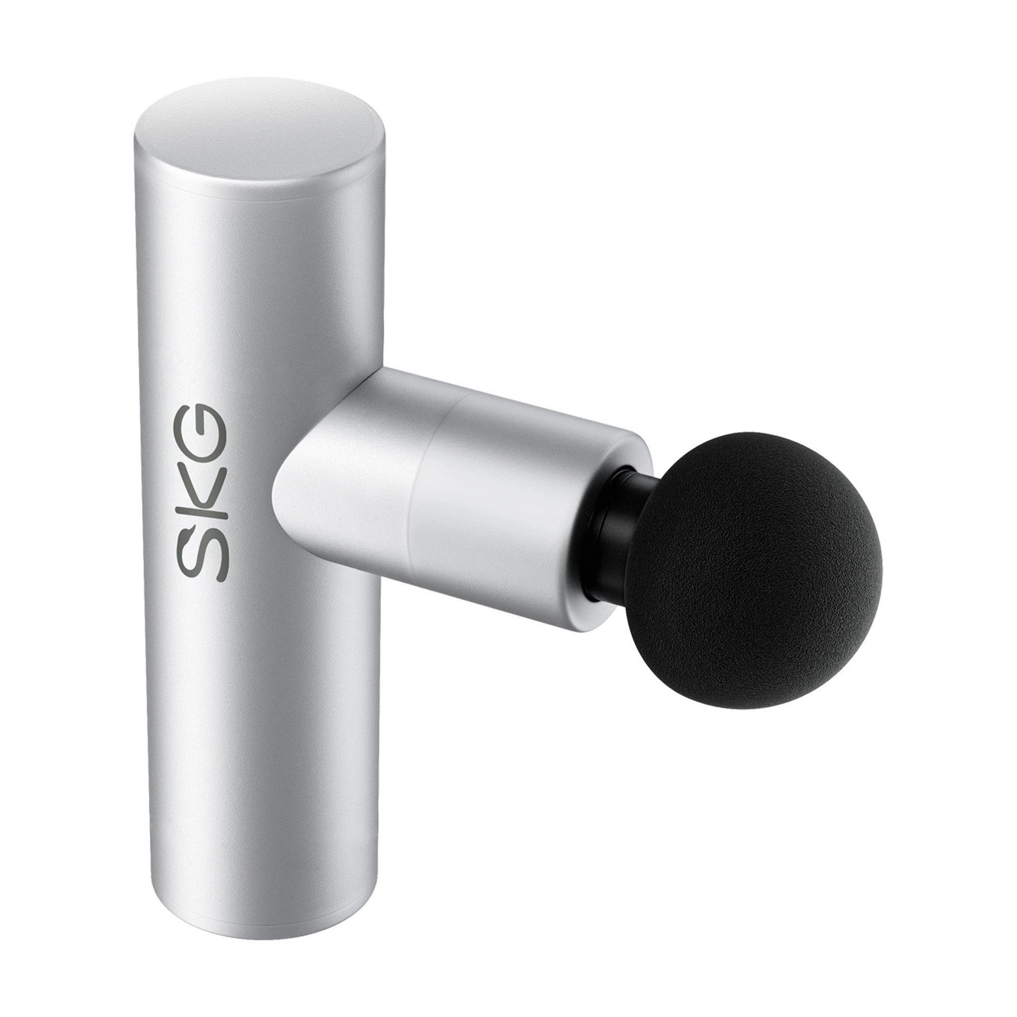SKG Massagepistole Massagepistole für den ganzen Körper 650 mAh Silber mit 4 Stufen