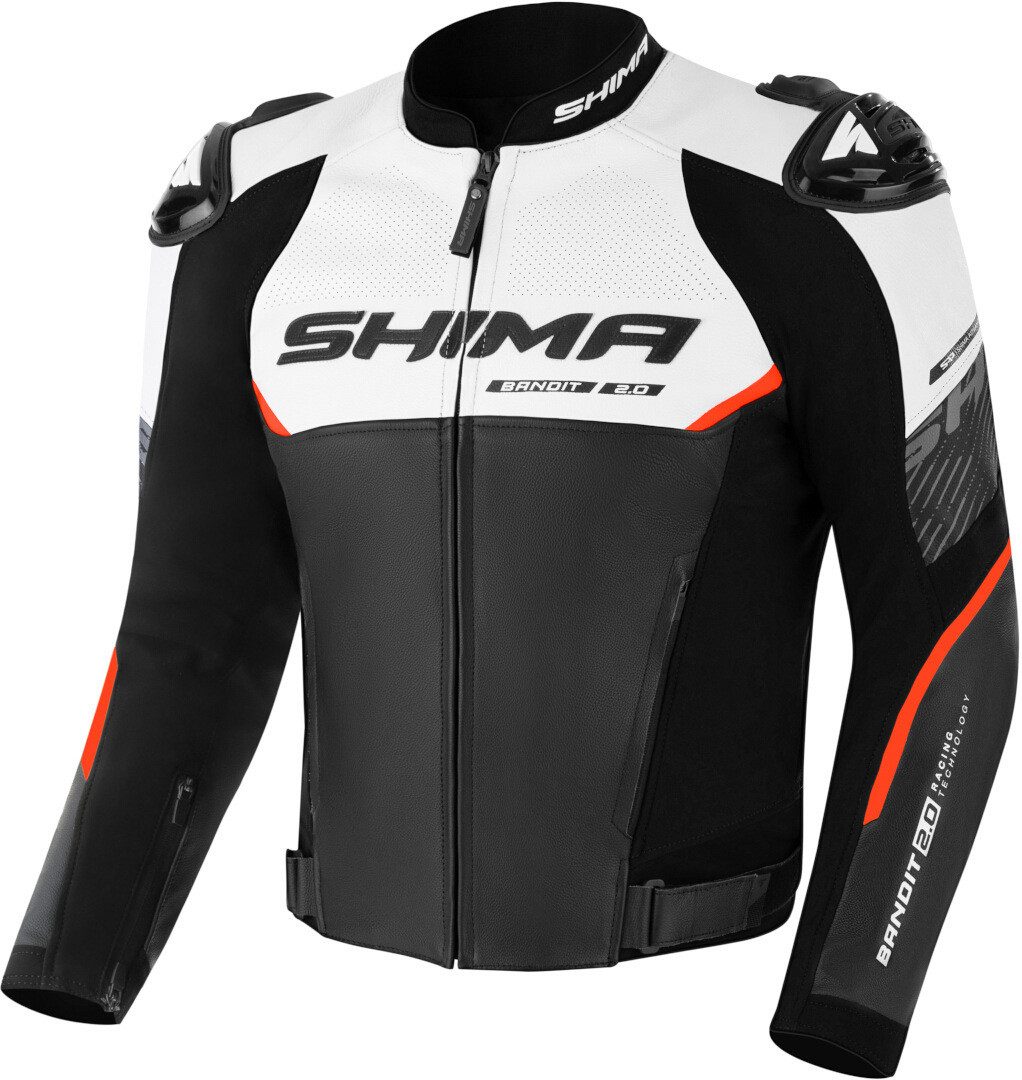 Motorradjacke Bandit 2.0 perforierte Motorrad Lederjacke