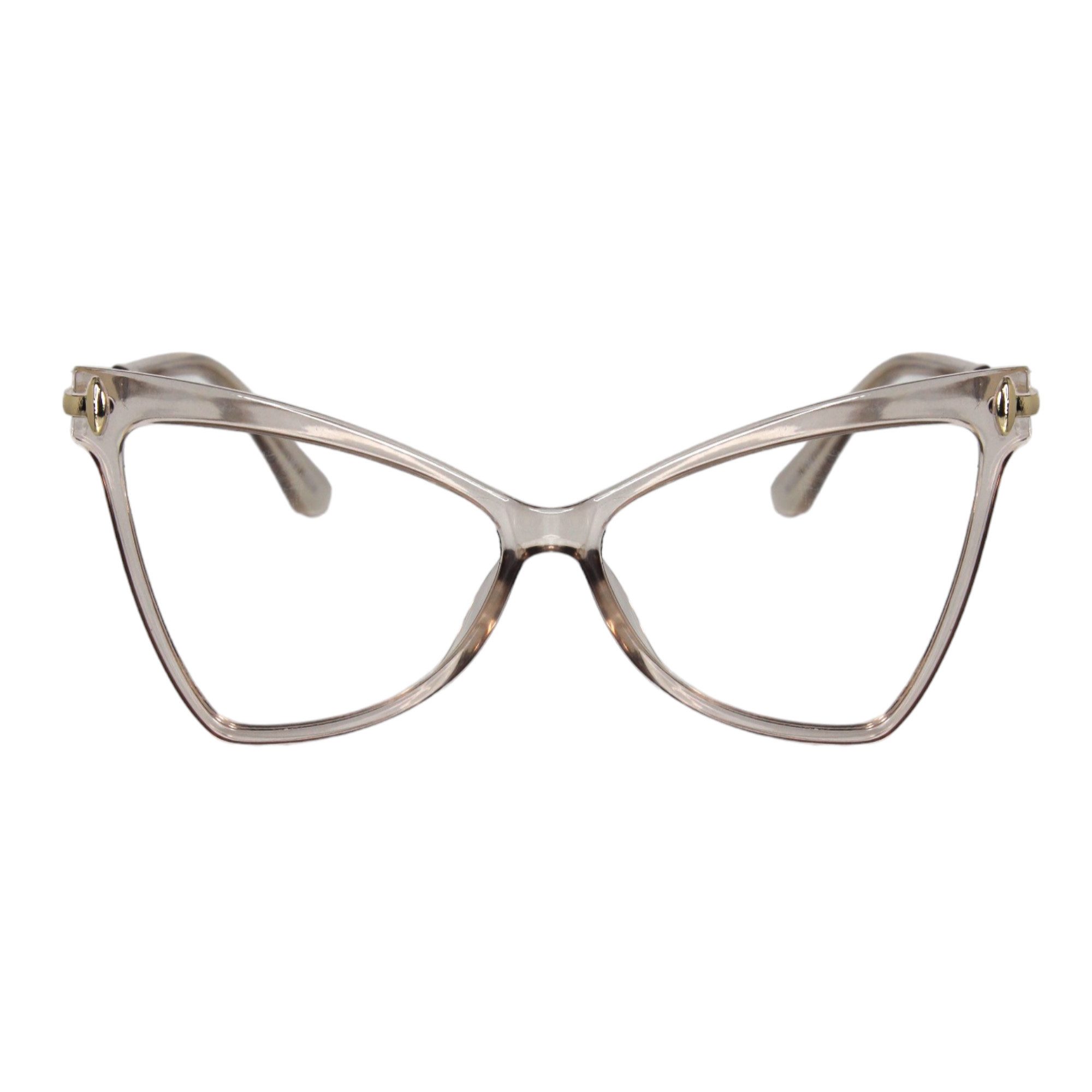 LUXXADA Sonnenbrille (Damen Brille Computerbrille Große Katzenaugen Gläser Blau Licht Filter) Gläser Anti Blue Light PC Brille Gamingbrille