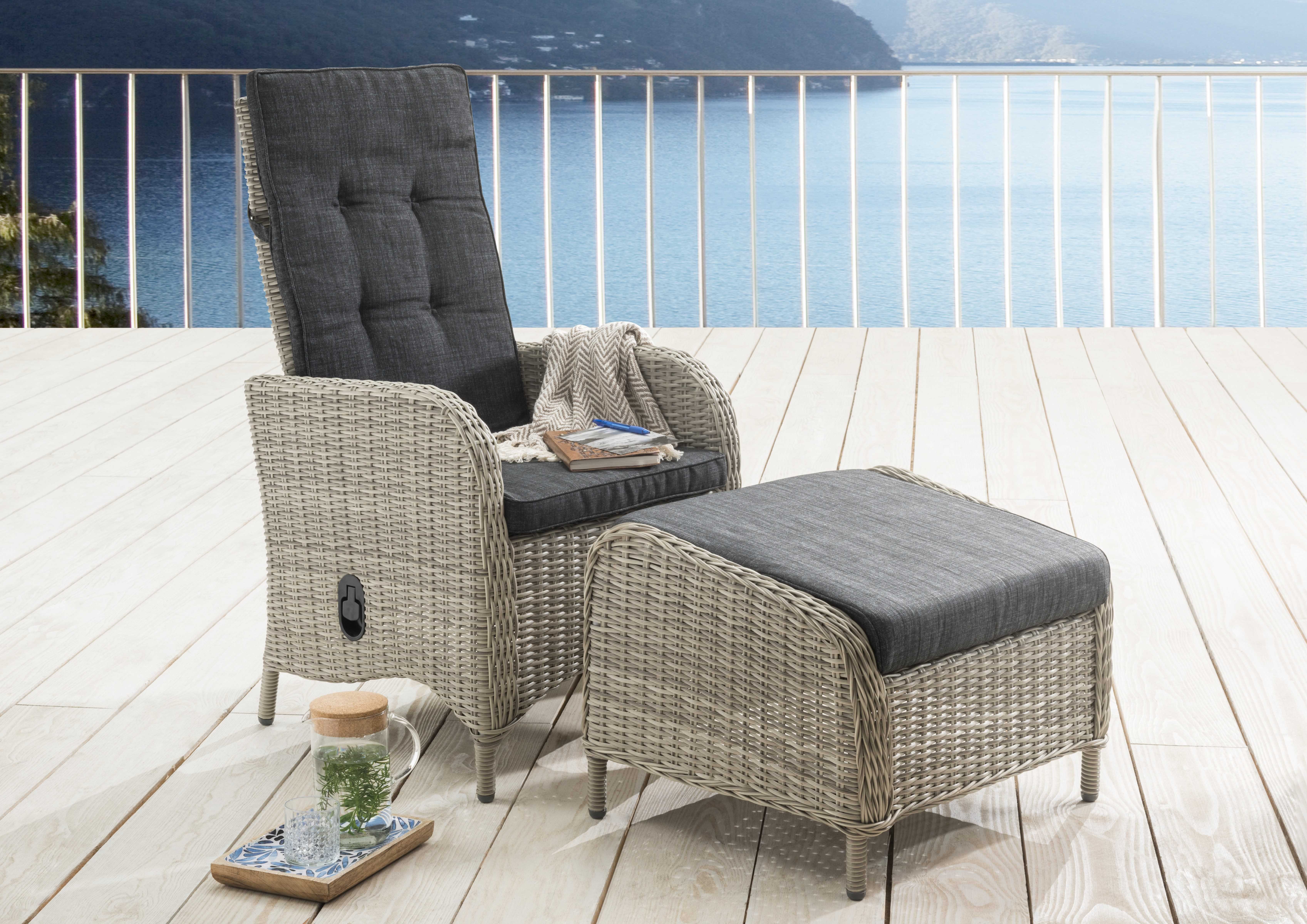 Destiny Balkonset PALMA CASA, Polyrattan, Hochlehner günstig online kaufen