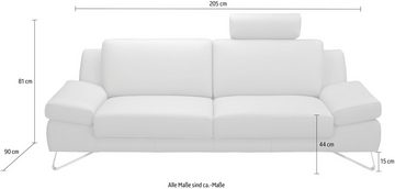 DELA Design 2,5-Sitzer Finest, inkl. Sitztiefenverstellung