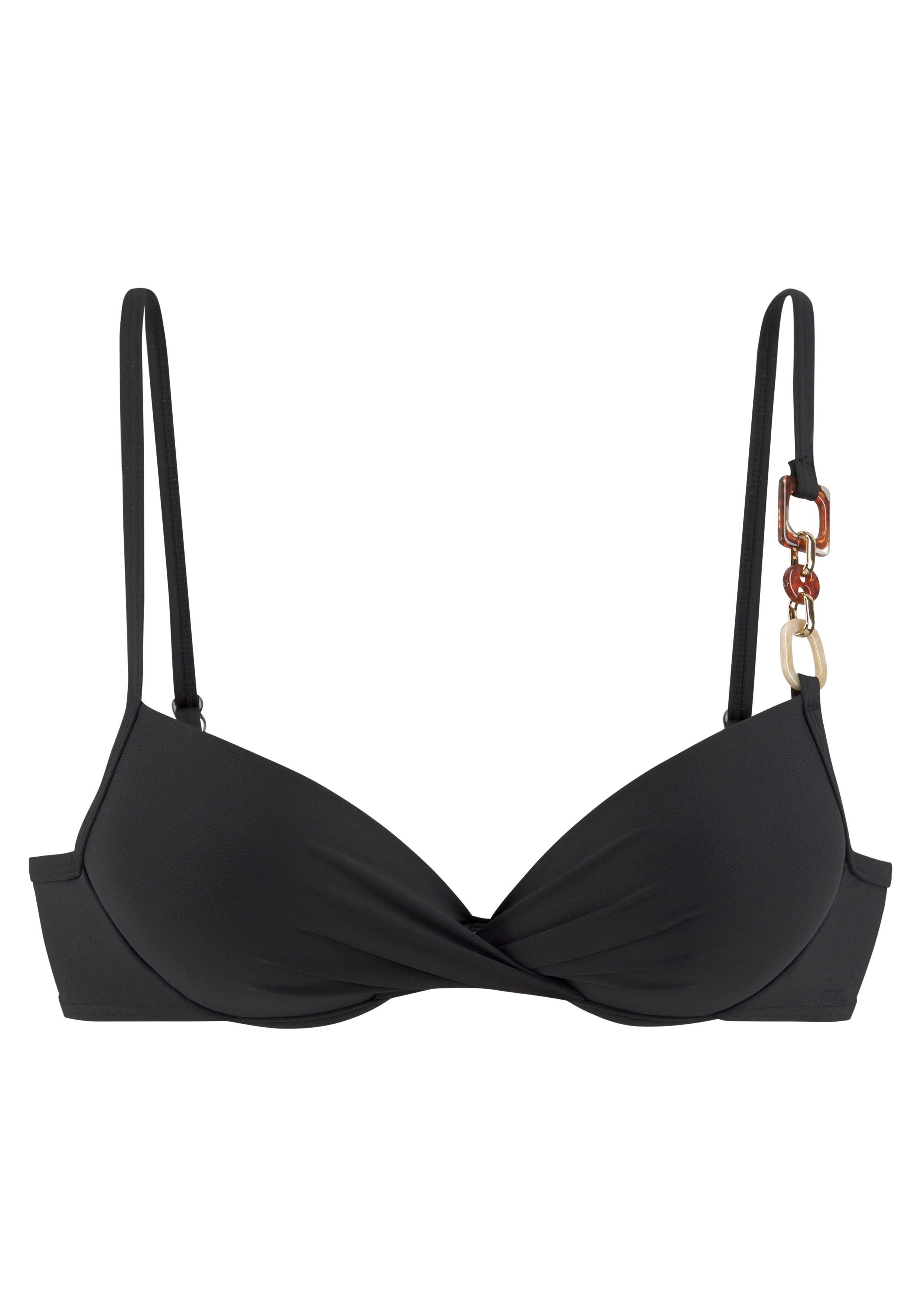 LASCANA Bügel-Bikini-Top Yves, mit Wattierung günstig online kaufen