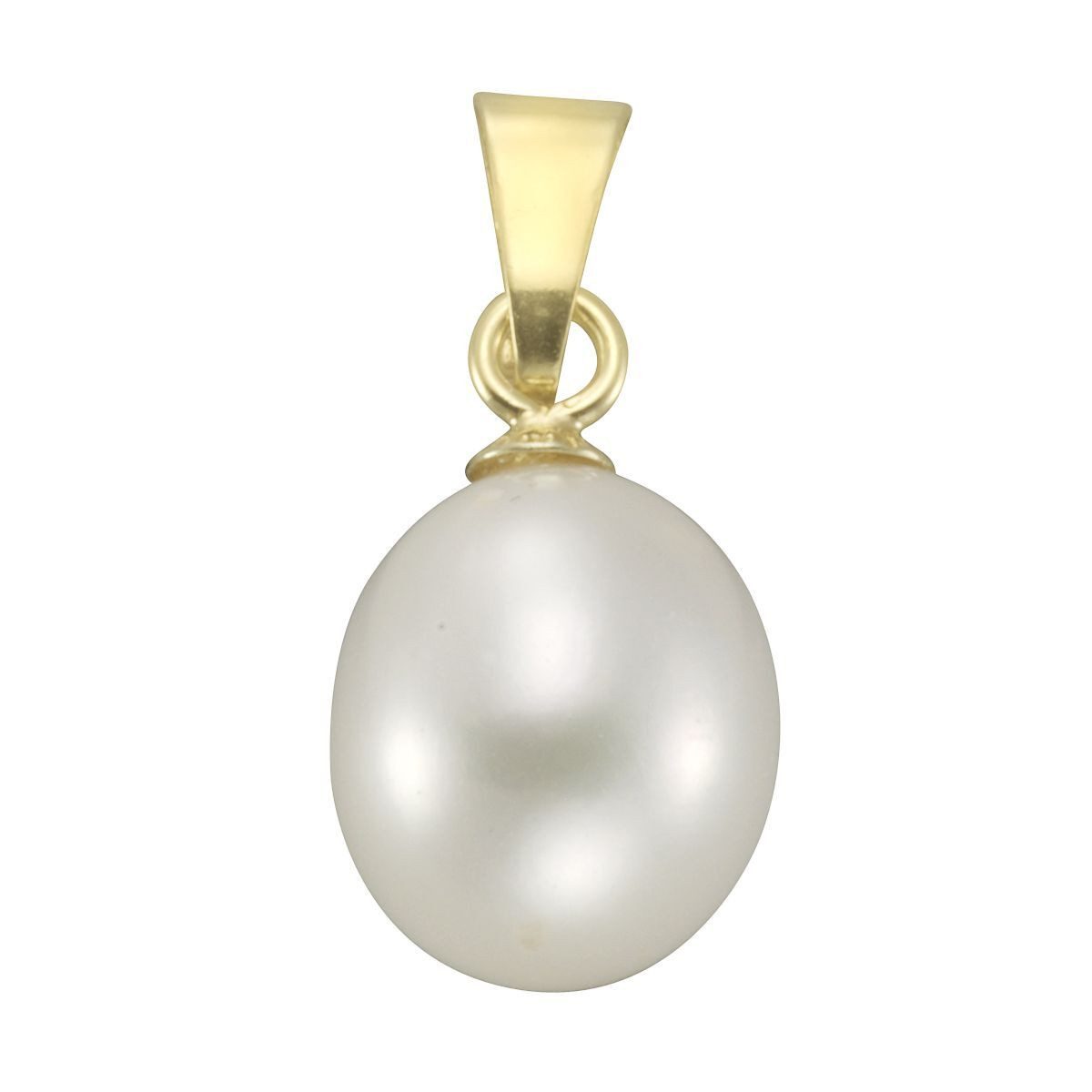 Vivance Kettenanhänger 375/- Gelbgold Süßwasserzuchtperle 8-9mm günstig online kaufen