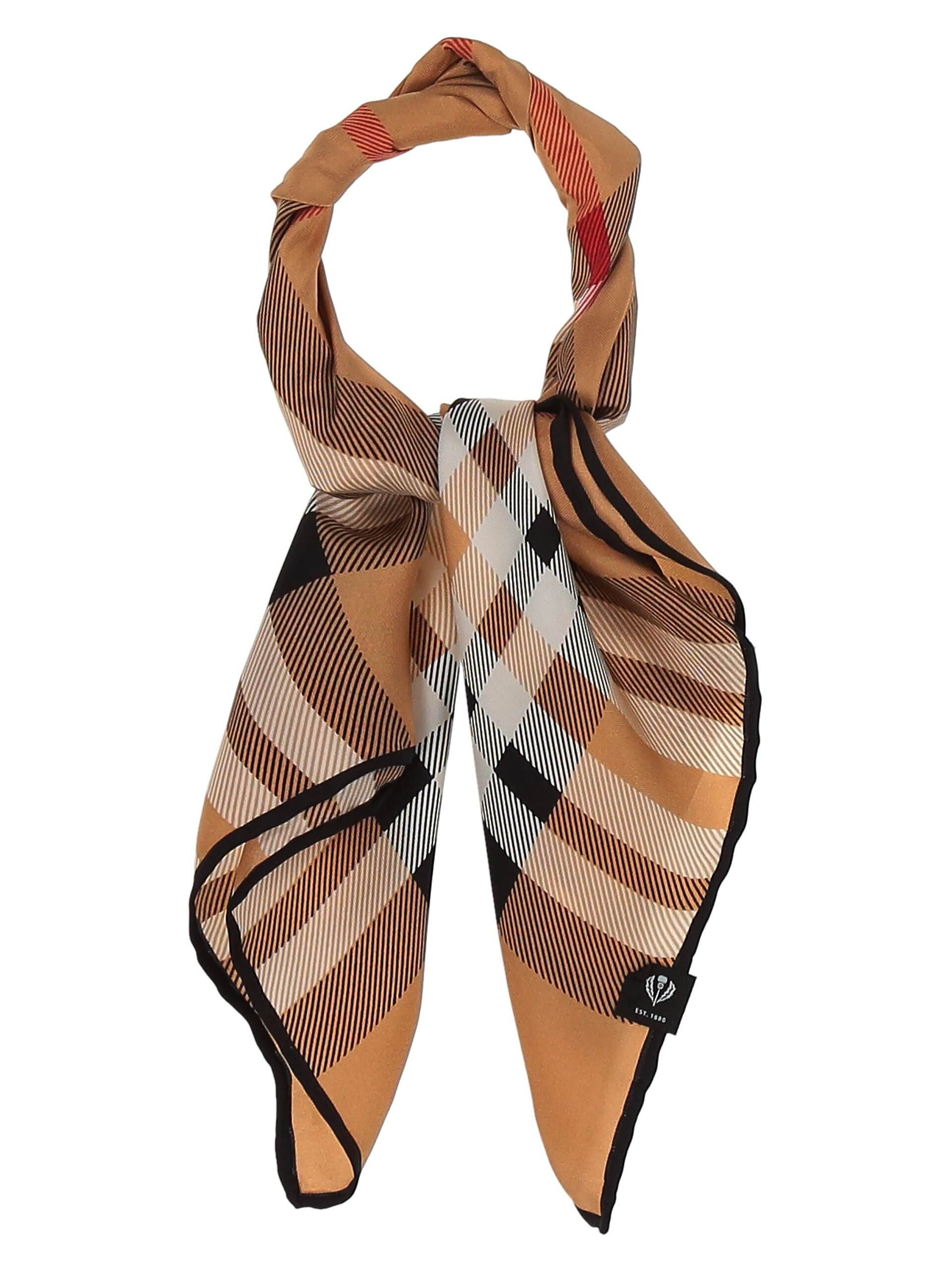 Fraas Nickituch mit FRAAS Plaid Karo aus reiner Seide