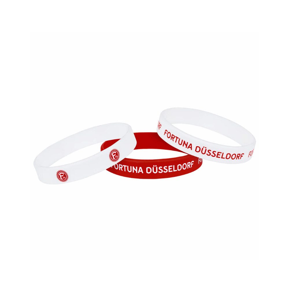 Fortuna Düsseldorf Armband Fortuna Düsseldorf Silikonarmbänder 3er-Set