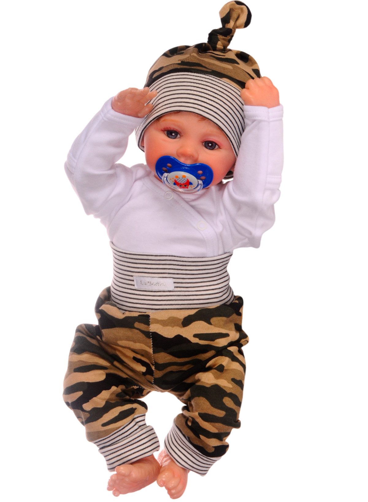Body & Hose Baby Anzug Wickelbody Erstlingshose Mütze Set unisex