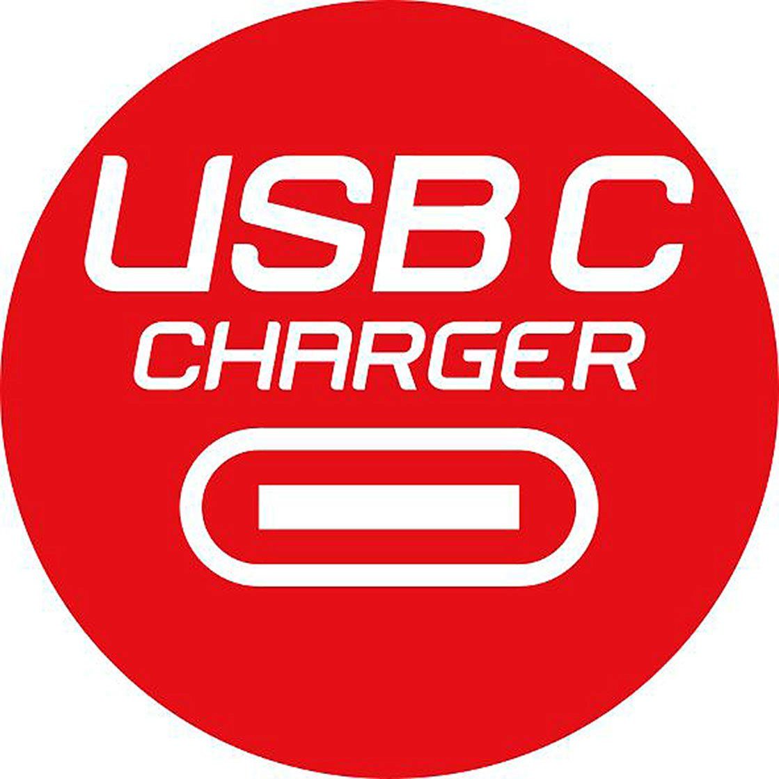 USB Schnellladen Alu-Office-Line USB-A 4-fach, 1x mit Typ C und zum Power-Delivery Brennenstuhl Steckdosenleiste