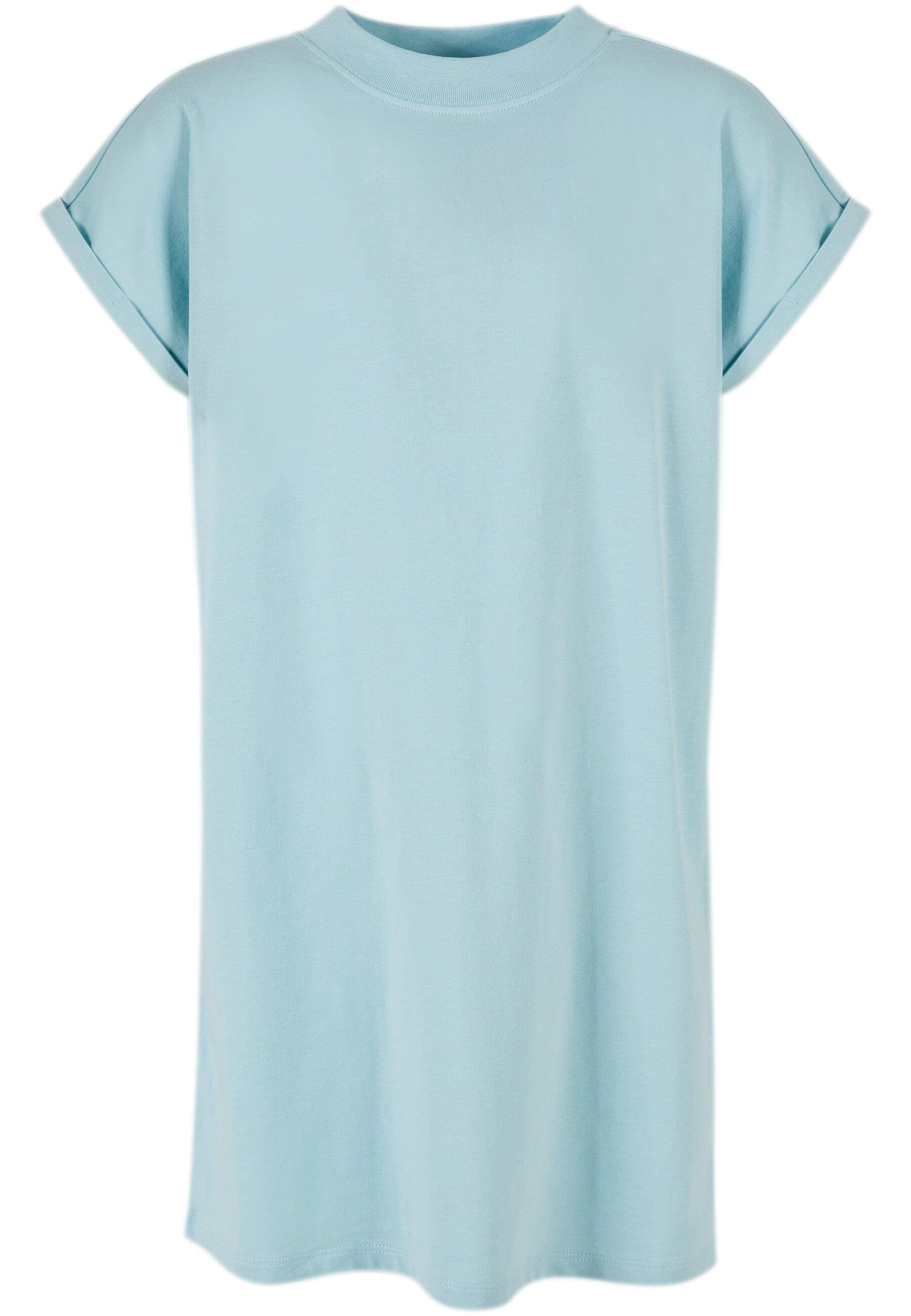 URBAN CLASSICS Stillkleid Damen Girls Shoulder Extended (1-tlg) oceanblue Turtle Dress