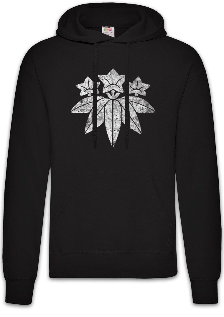 Hoodie Minamoto Clan Mon Herren Hoodie Shogun Samurai Ninja Shogunat Japan