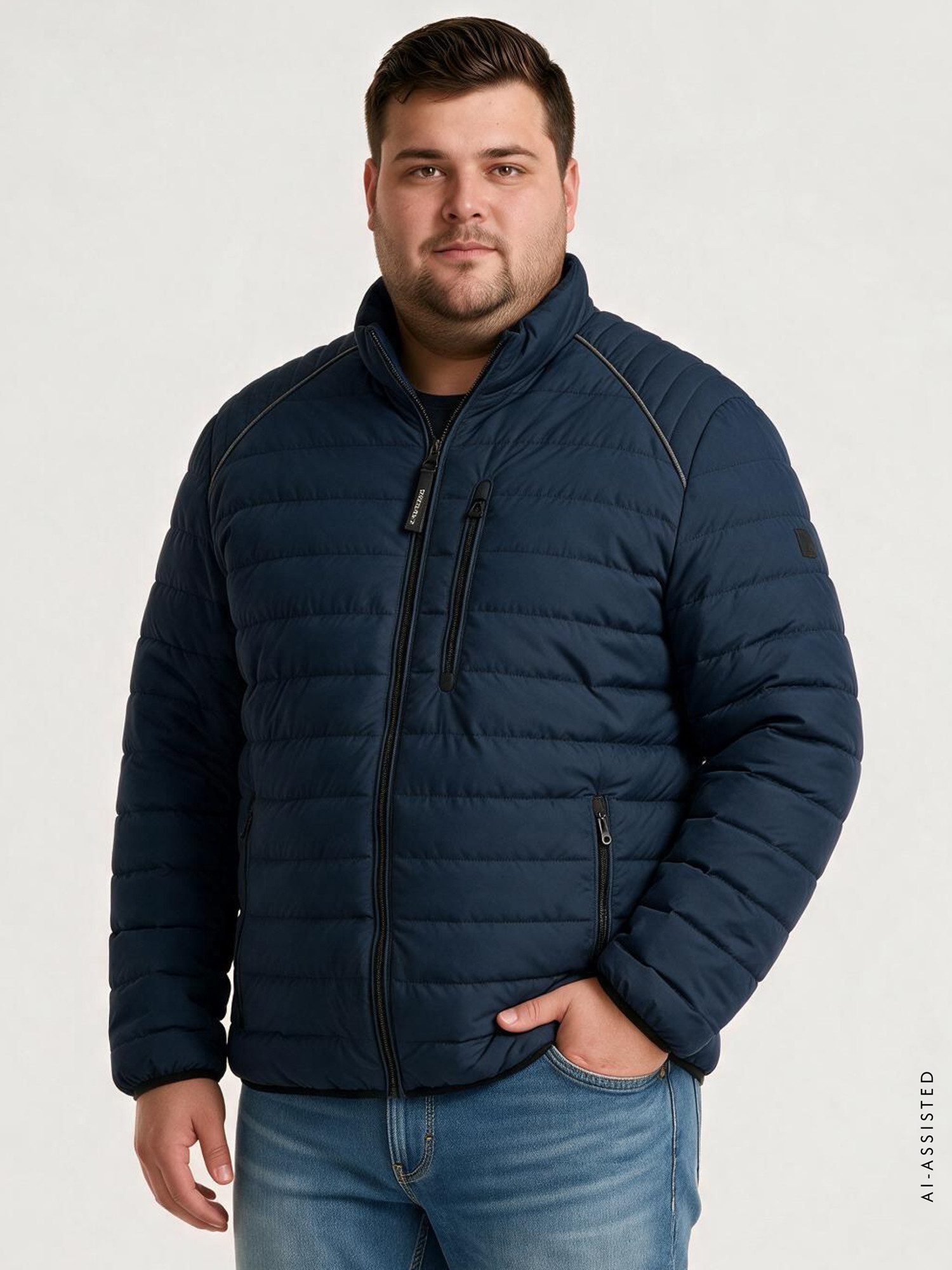 LERROS Steppjacke Wattierte Steppjacke mit hochschließendem Kragen