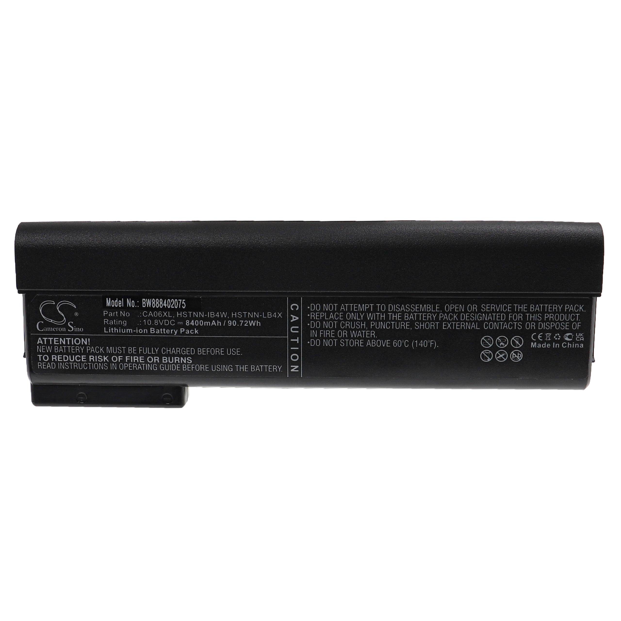 vhbw passend für HP ProBook 640, 645, 640 G1, 645 G1, 640 G0, 645 G0, 645 Laptop-Akku 8400 mAh