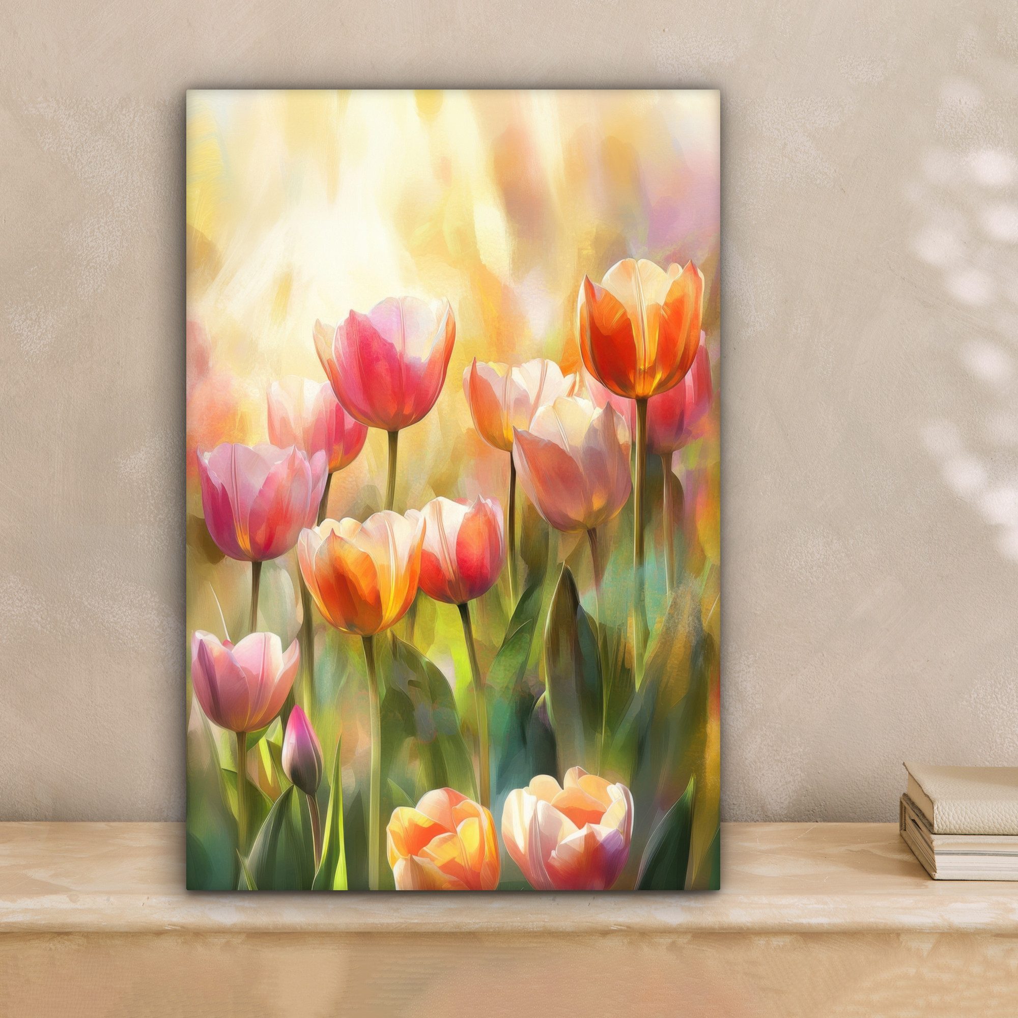 OneMillionCanvasses® Leinwandbild Tulpen - Märchenhaft - günstig online kaufen