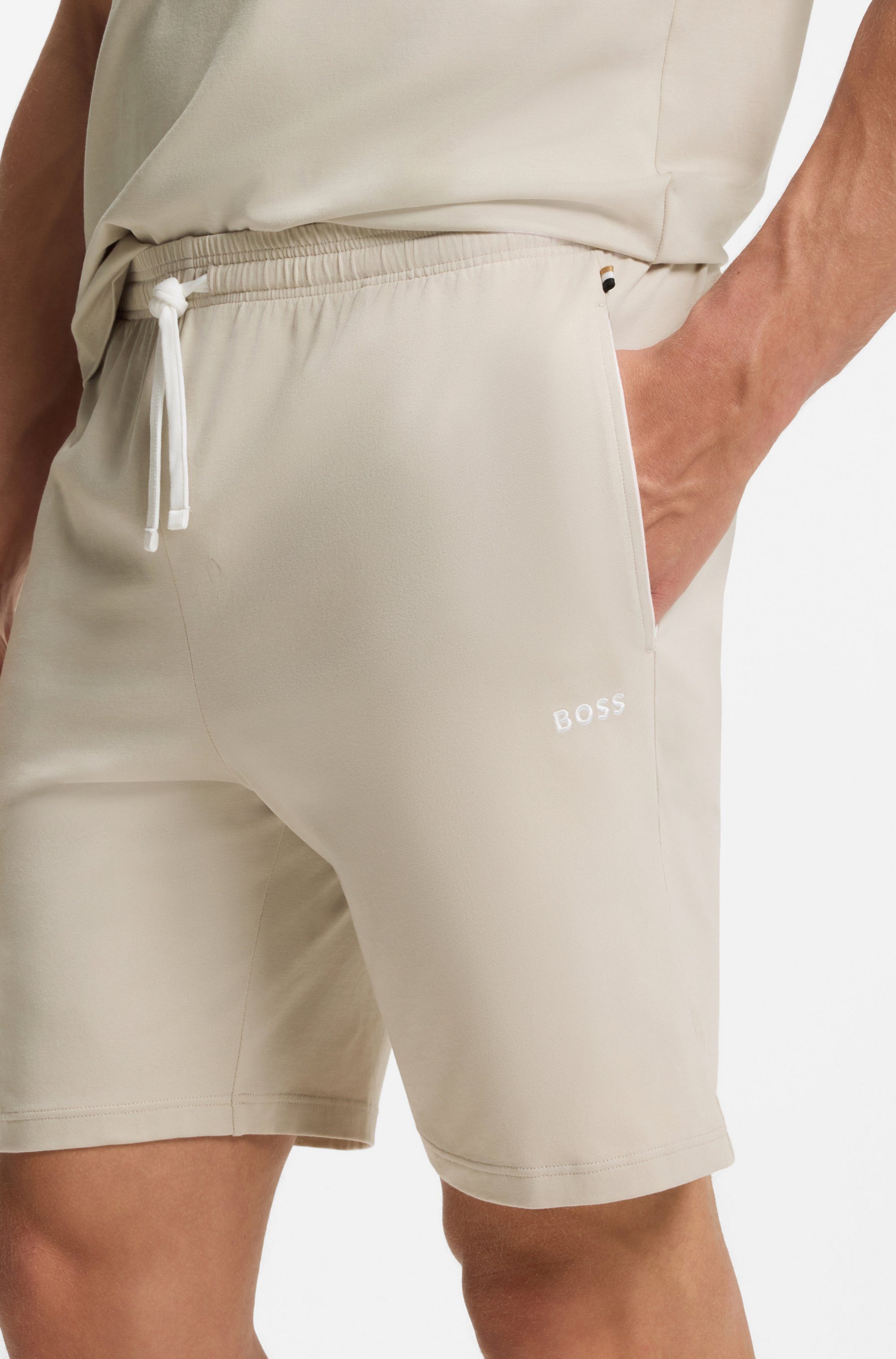 BOSS Sweatshorts Mix&Match Short CW mit Eingriffstaschen