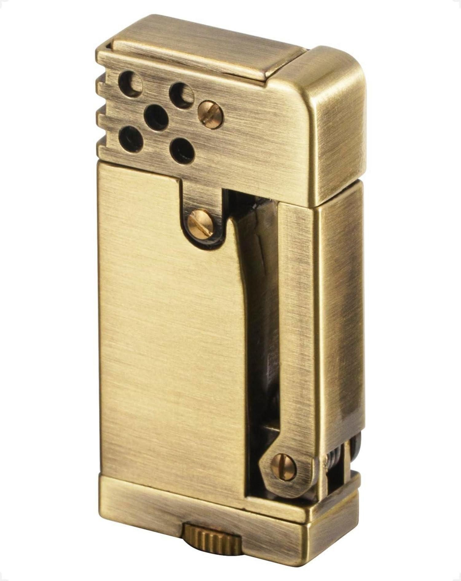 Feuerzeuge Vintage Benzinfeuerzeug Gold Nachfüllbar Petrol Lighter - Männer Gifts