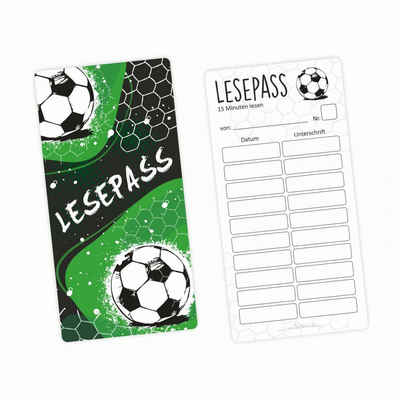 nikima Lesezeichen »Fußball Lesezeichen«, zum lesen üben Grundschule 10-100 Stück