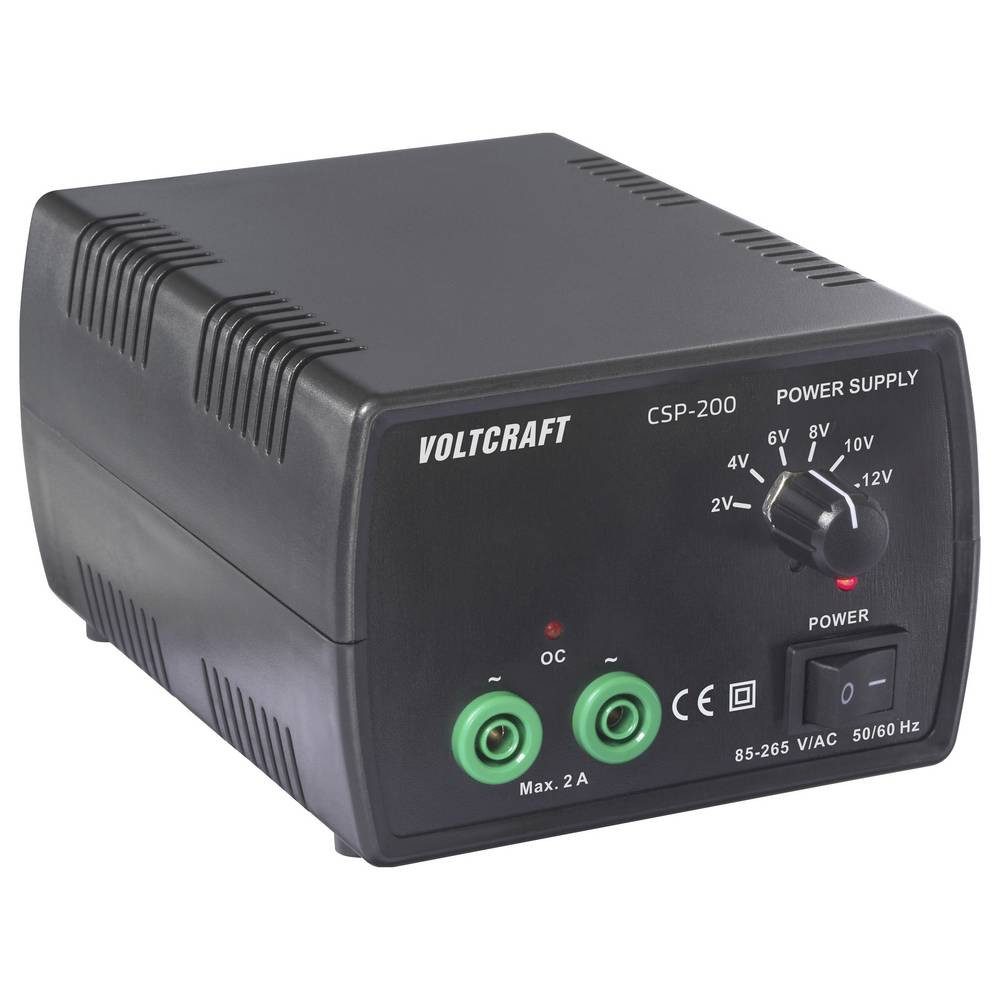 VOLTCRAFT CSP-200 Labornetzgerät, einstellbar Wechselspannung 2 V, 4 V, 6 V, 8 Labor-Netzteil